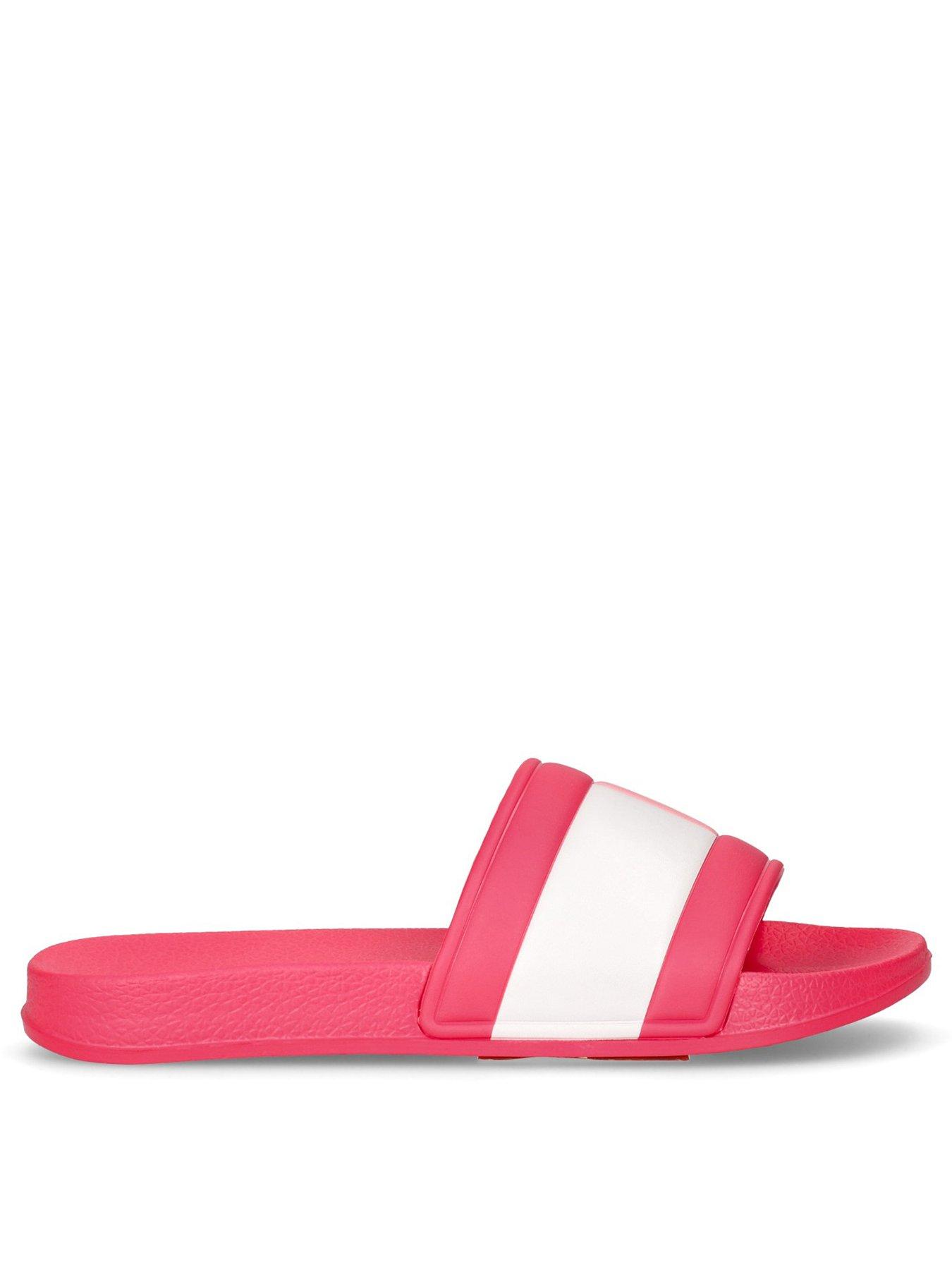 undefined Girls 'flag Print Pool Slide - Pink