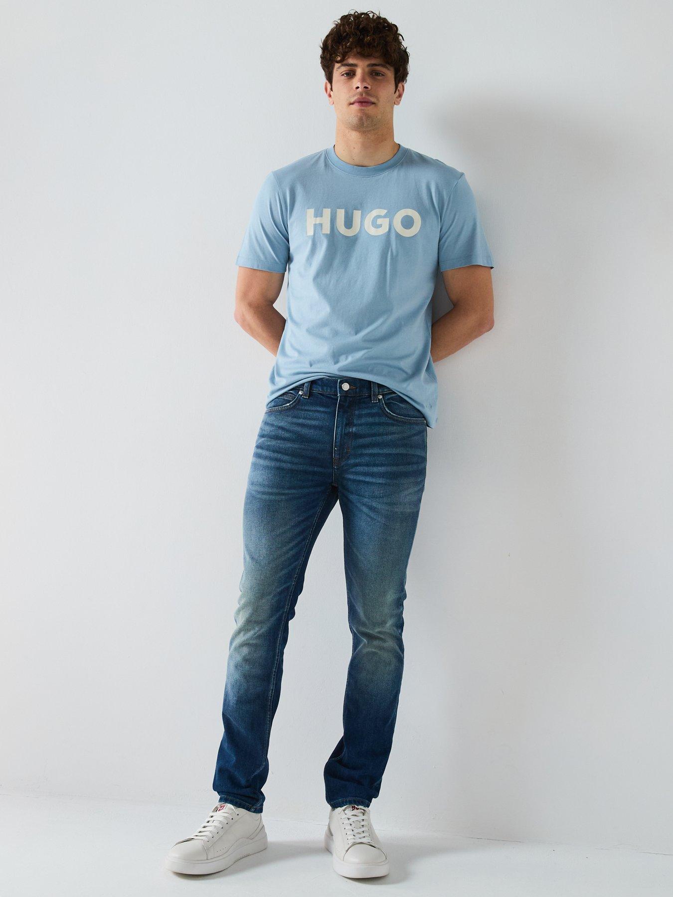  image of hugo-734-extra-slim-jeans-navy