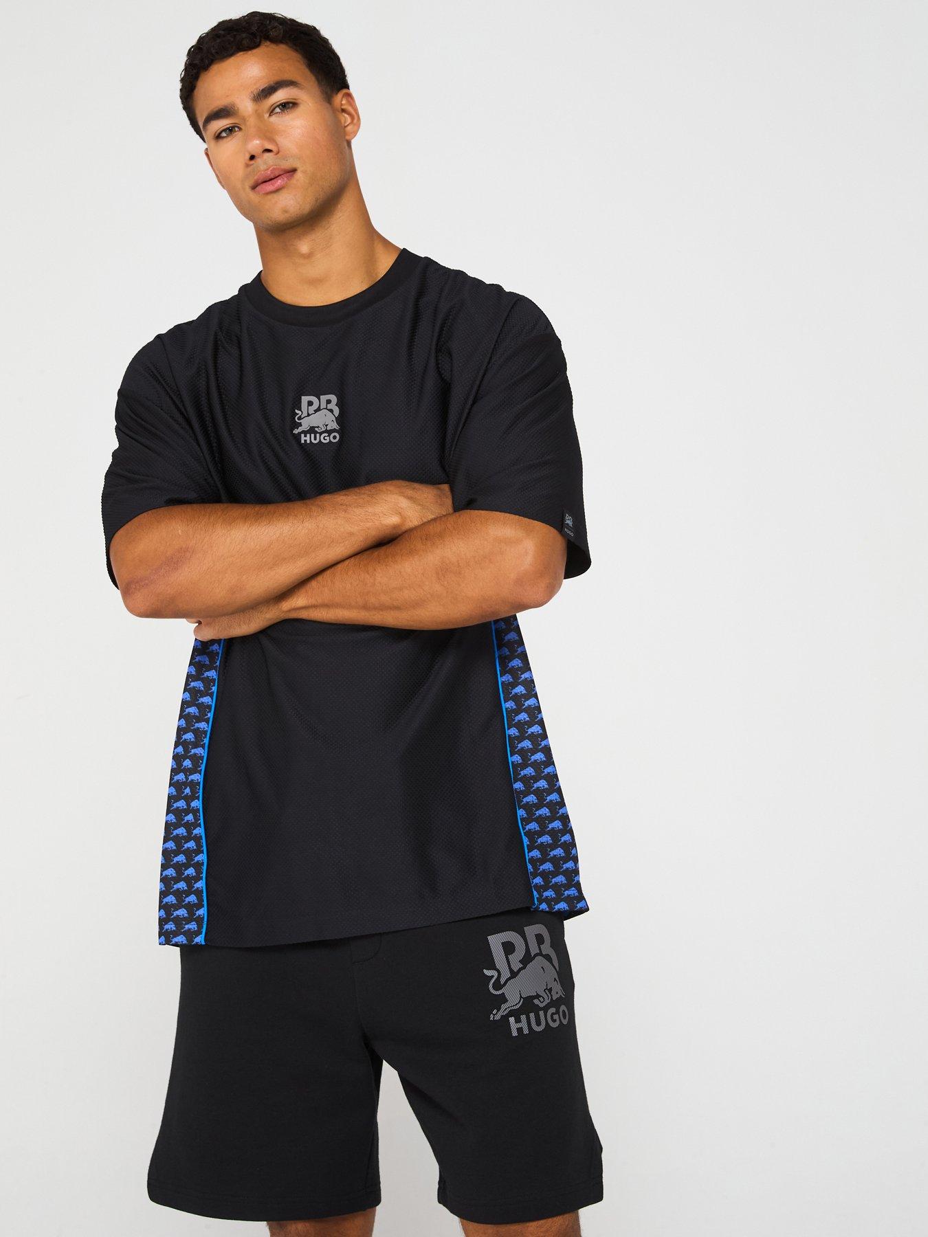 hugo-x-rb-dinokey-tech-t-shirt-black