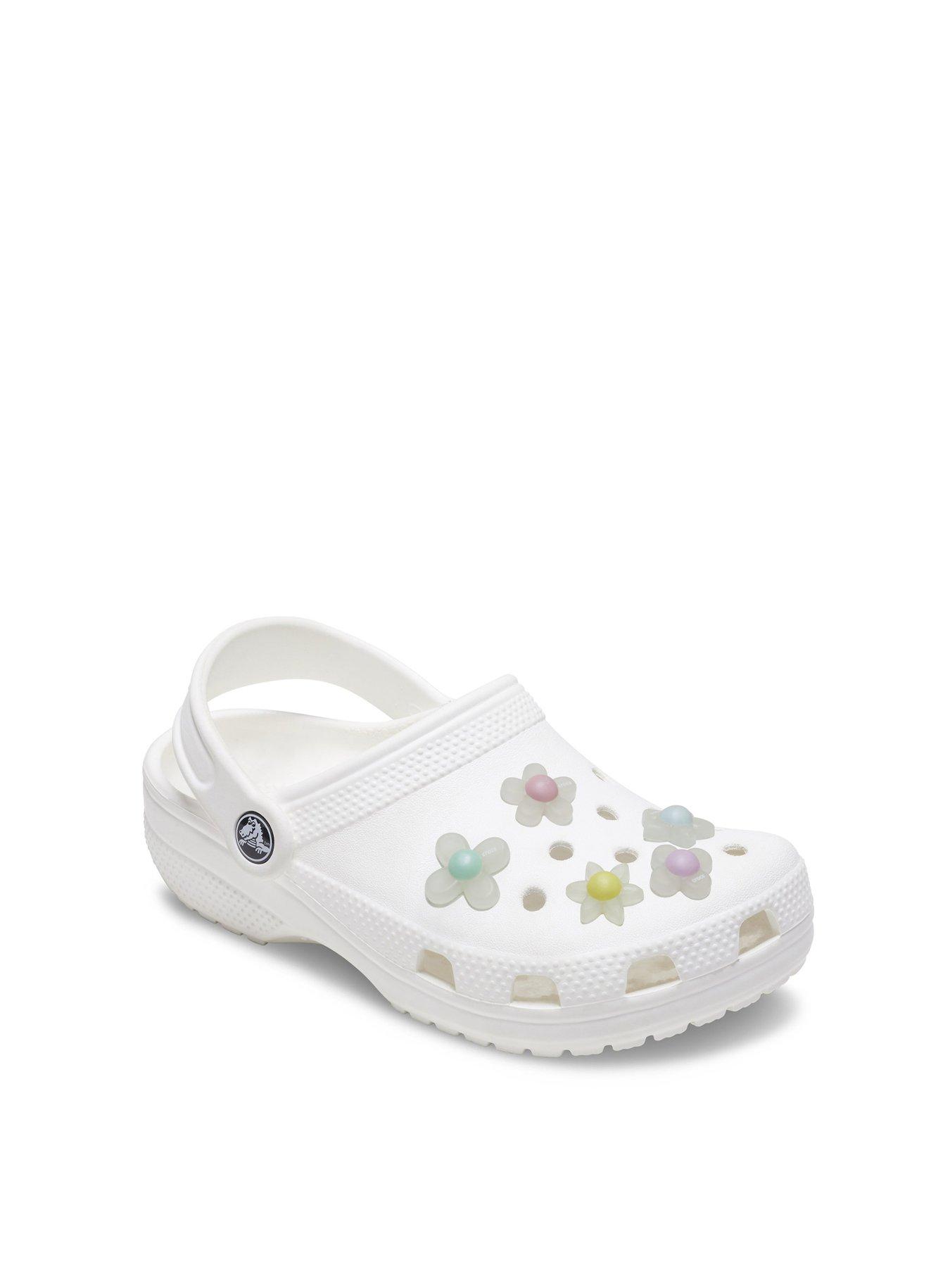 image of crocs-iridescent-flowers-5-pack-jibbitz-multi