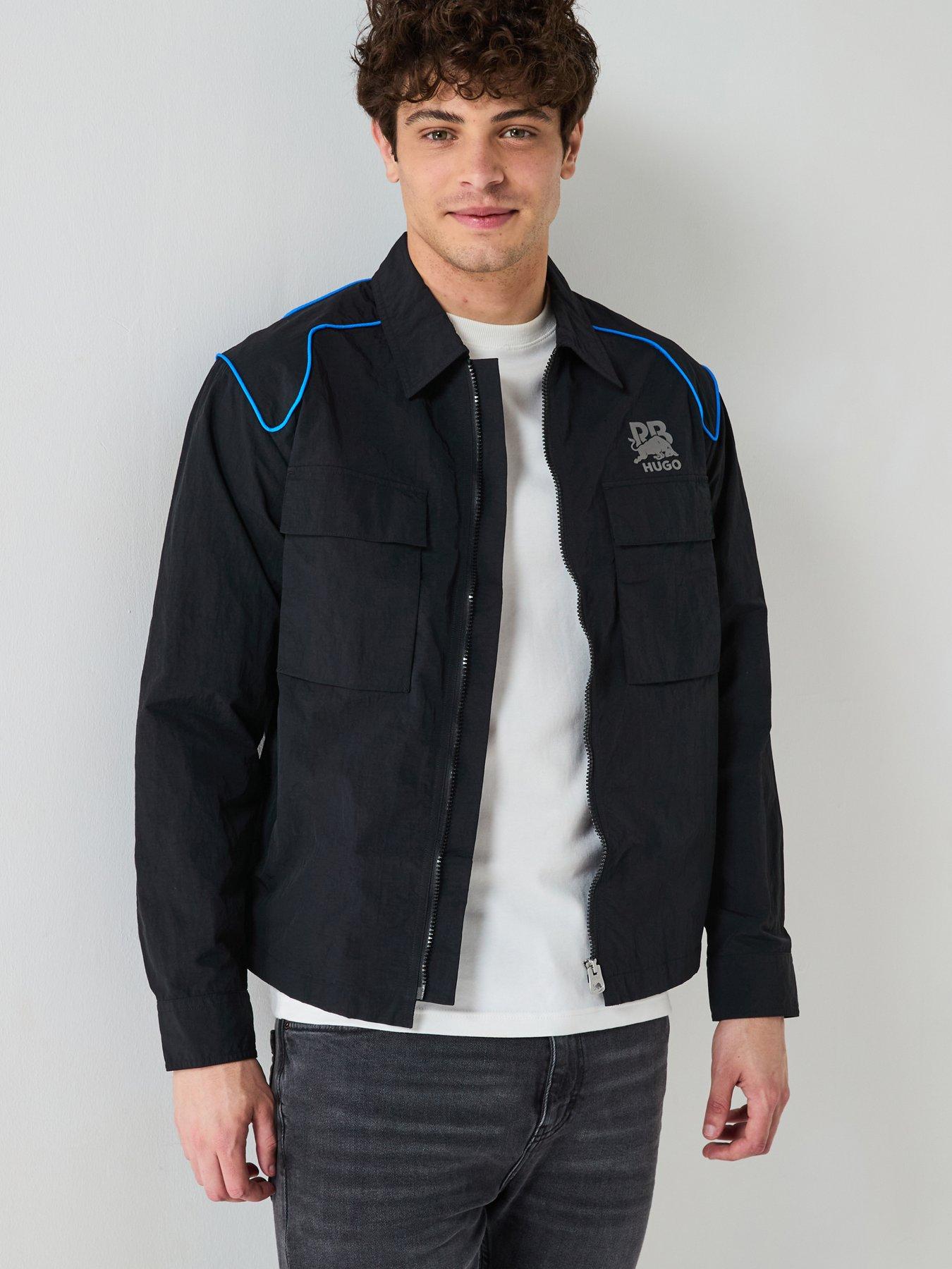 HUGO Xrb Eselio Nylon Overshirt - Black