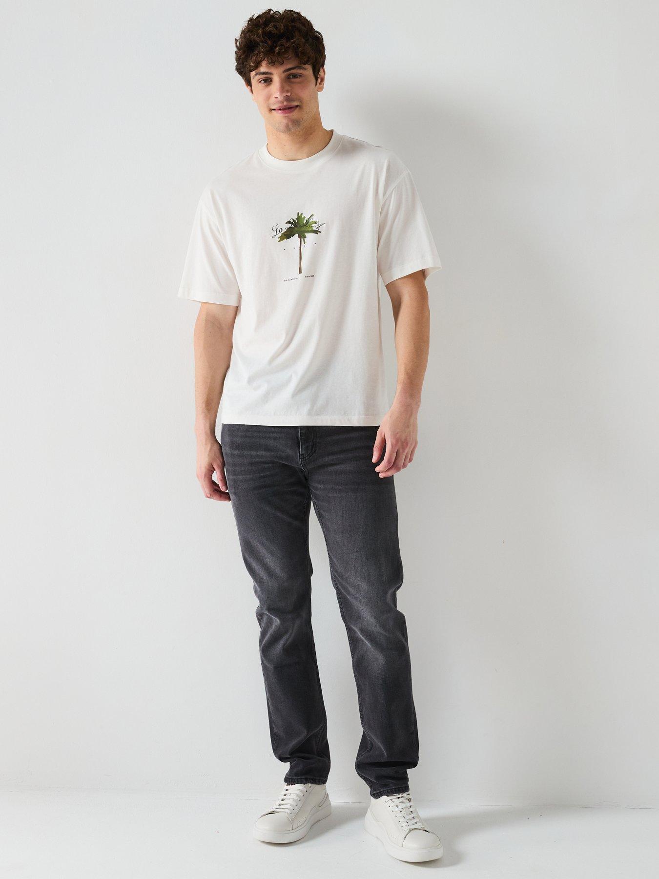  image of hugo-duwom-relaxed-palm-tree-t-shirt