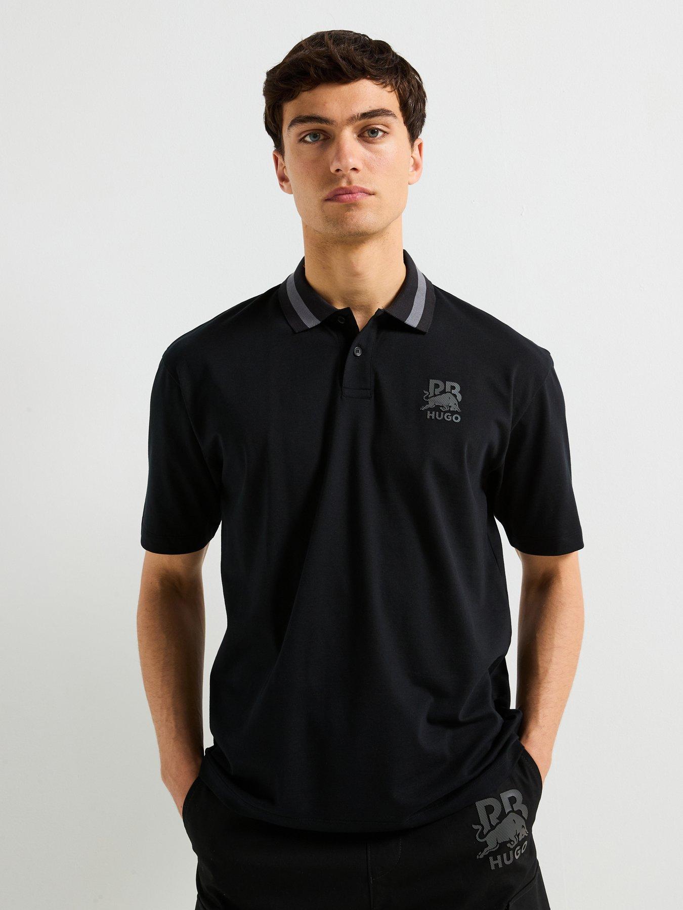 undefined X RB Dodac Reflective Logo Polo Shirt - Black