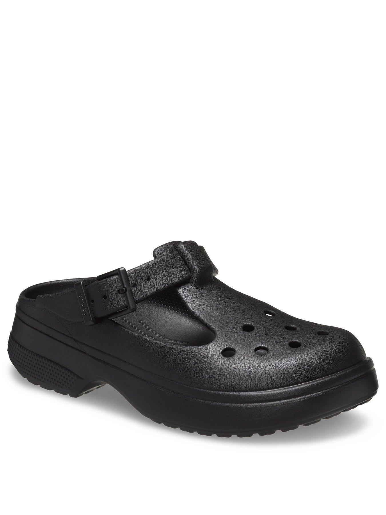 stillFront image of crocs-classic-mary-jane-clog-black