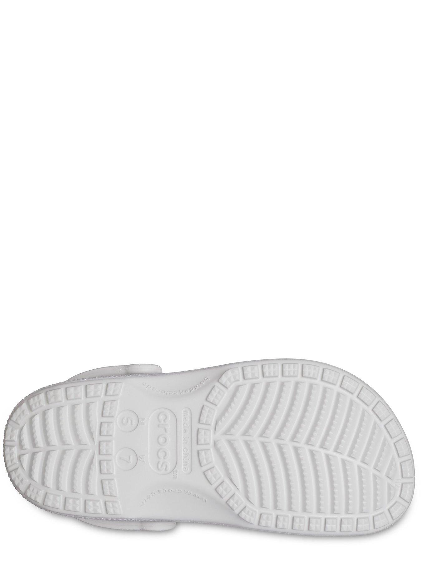  image of crocs-classic-glitter-clog-silver