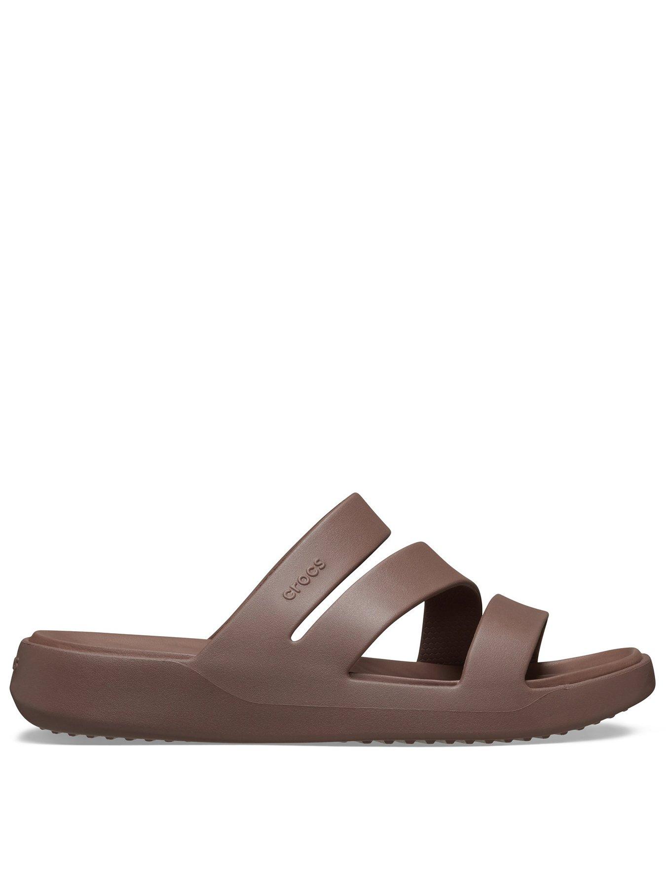 Crocs Getaway Strappy Sandal - Brown
