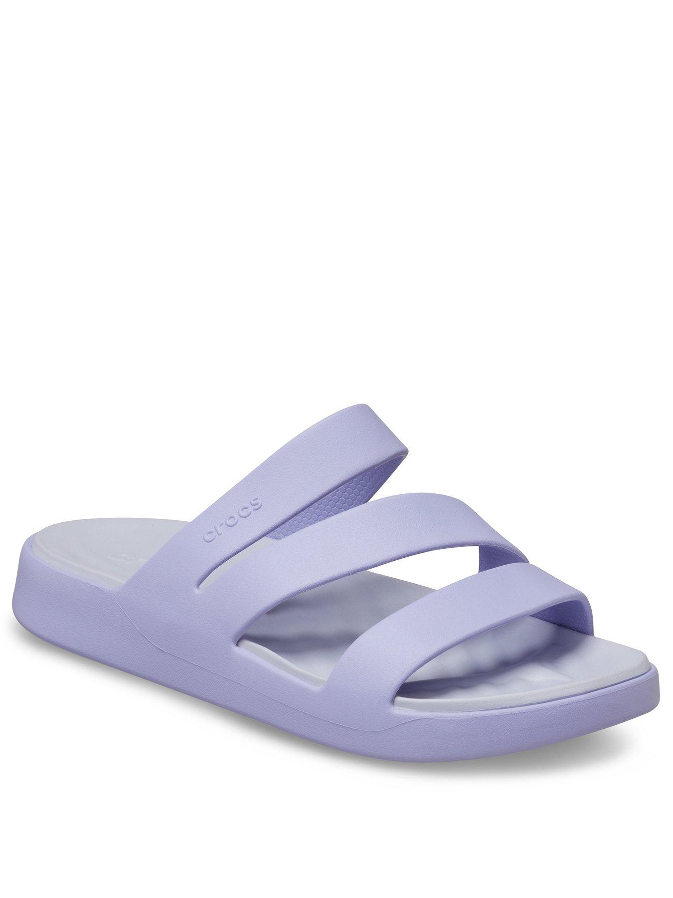  image of crocs-getaway-strappy-sandal-purple