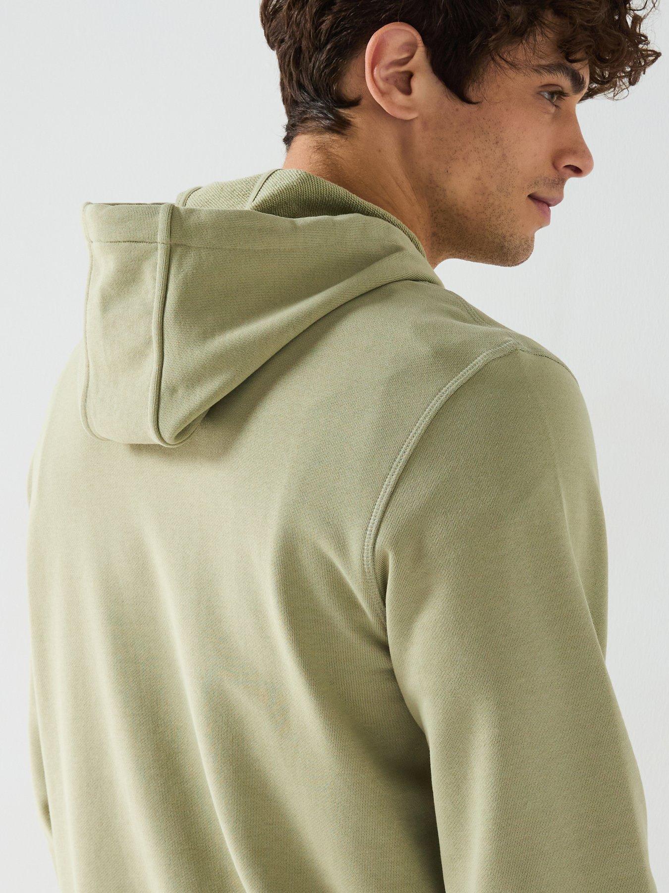  image of hugo-daratschi214-centre-patch-logo-hoodie-green