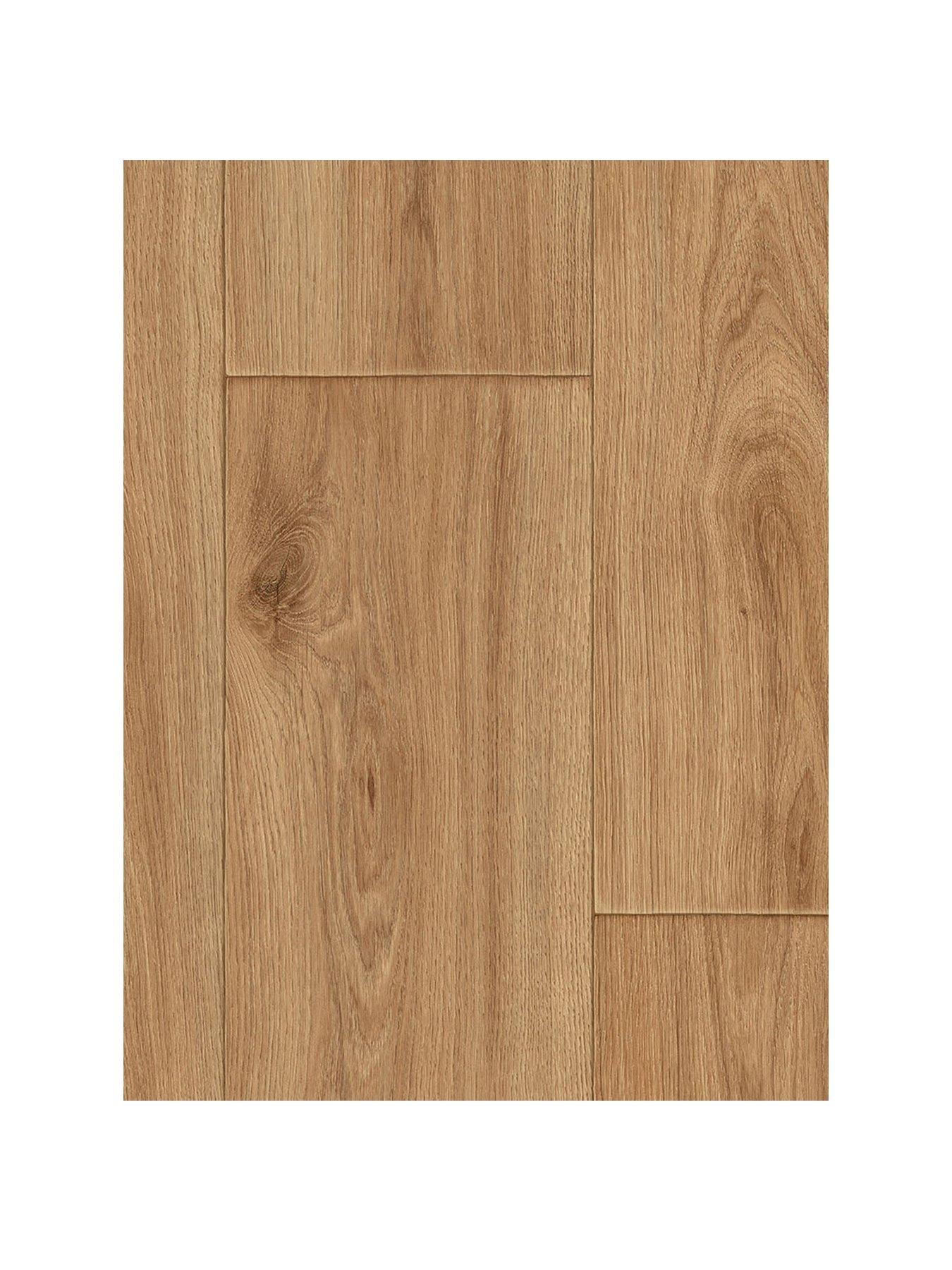 image of homemaker-oak-look-pre-cut-vinyl-flooring-ndash-3-x-2-metres