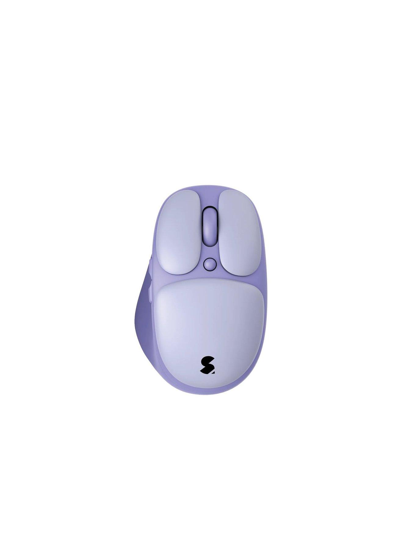  image of styletech-mk520-wireless-pastel-keyboard-and-mouse-bundle-lavender