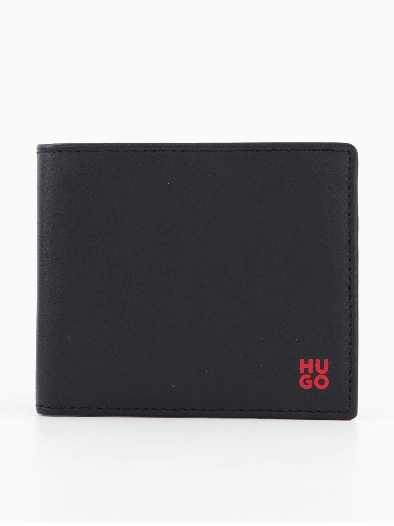  image of hugo-tibby-4cc-leather-wallet-black