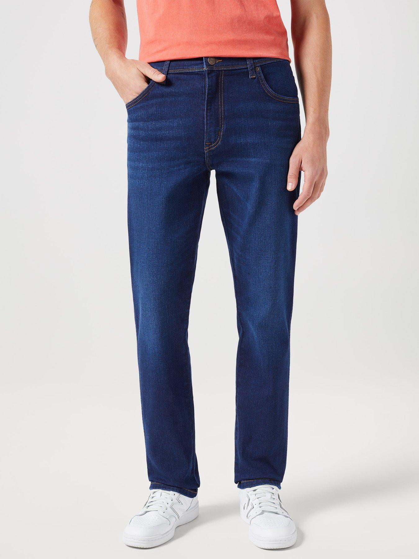 wrangler-texas-authentic-slim-fit-jeans-dark-blue
