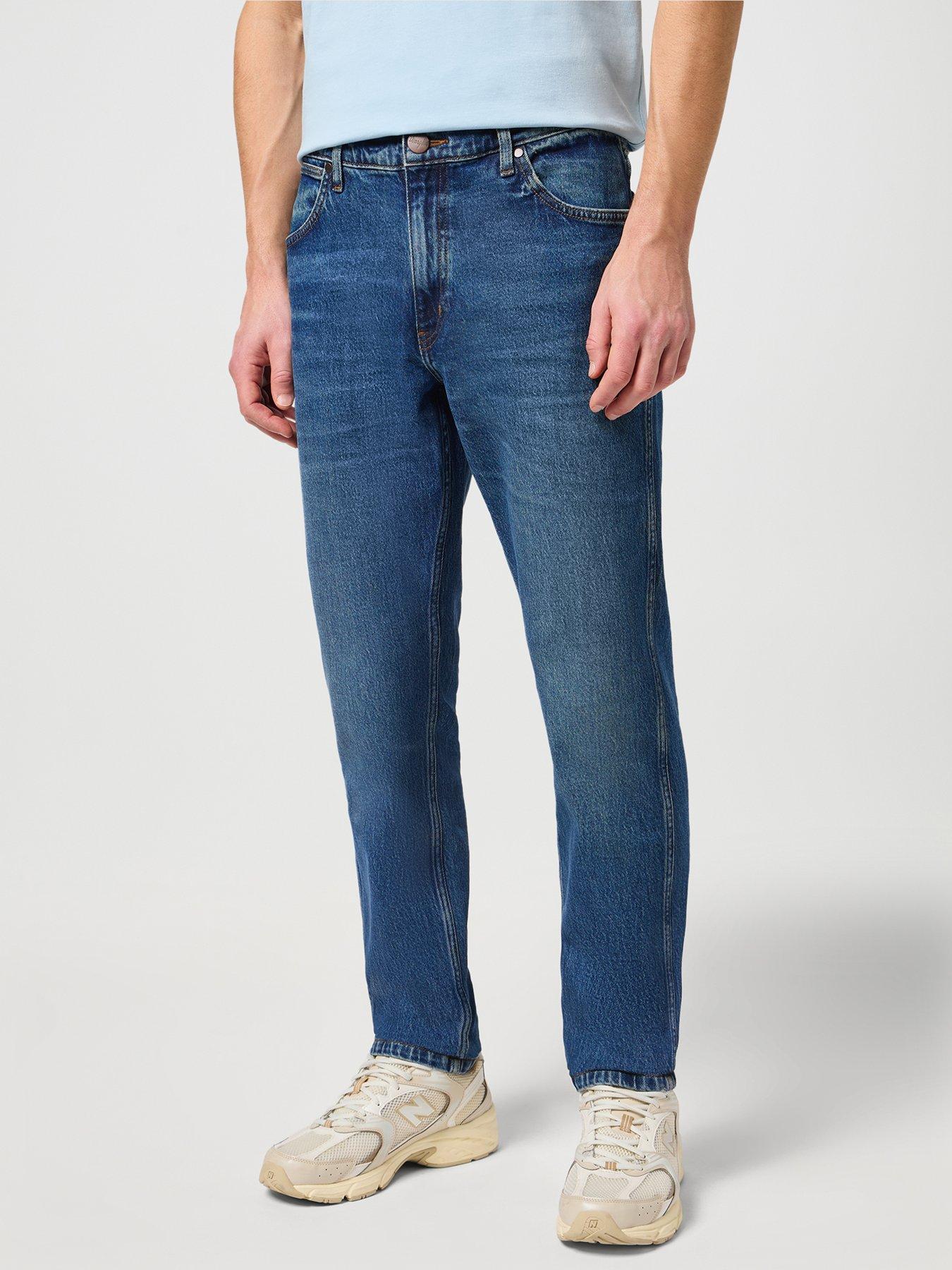 wrangler-river-regular-tapered-fit-jeans--blue