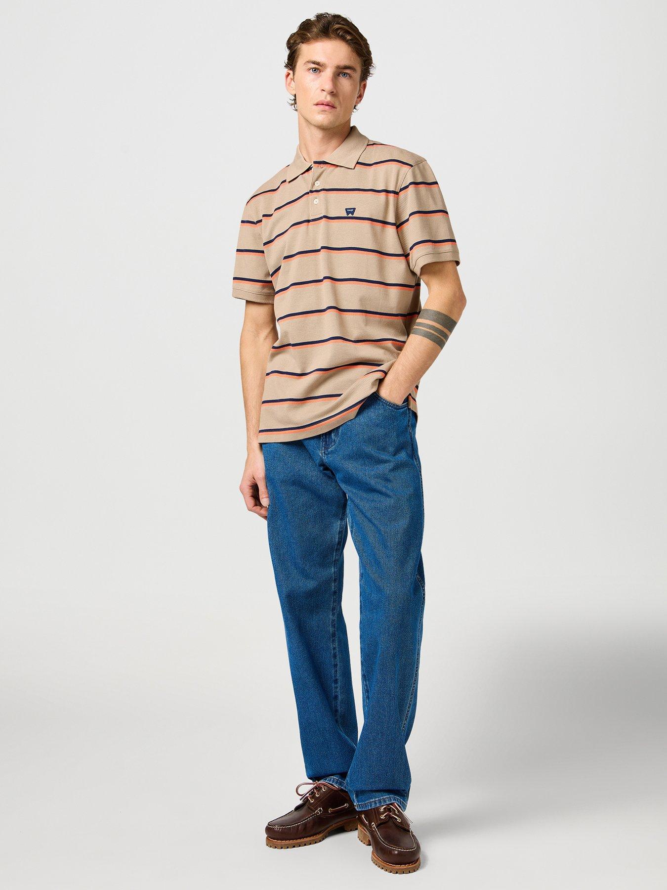  image of wrangler-frontier-relaxed-straight-fit-jeans-dark-blue