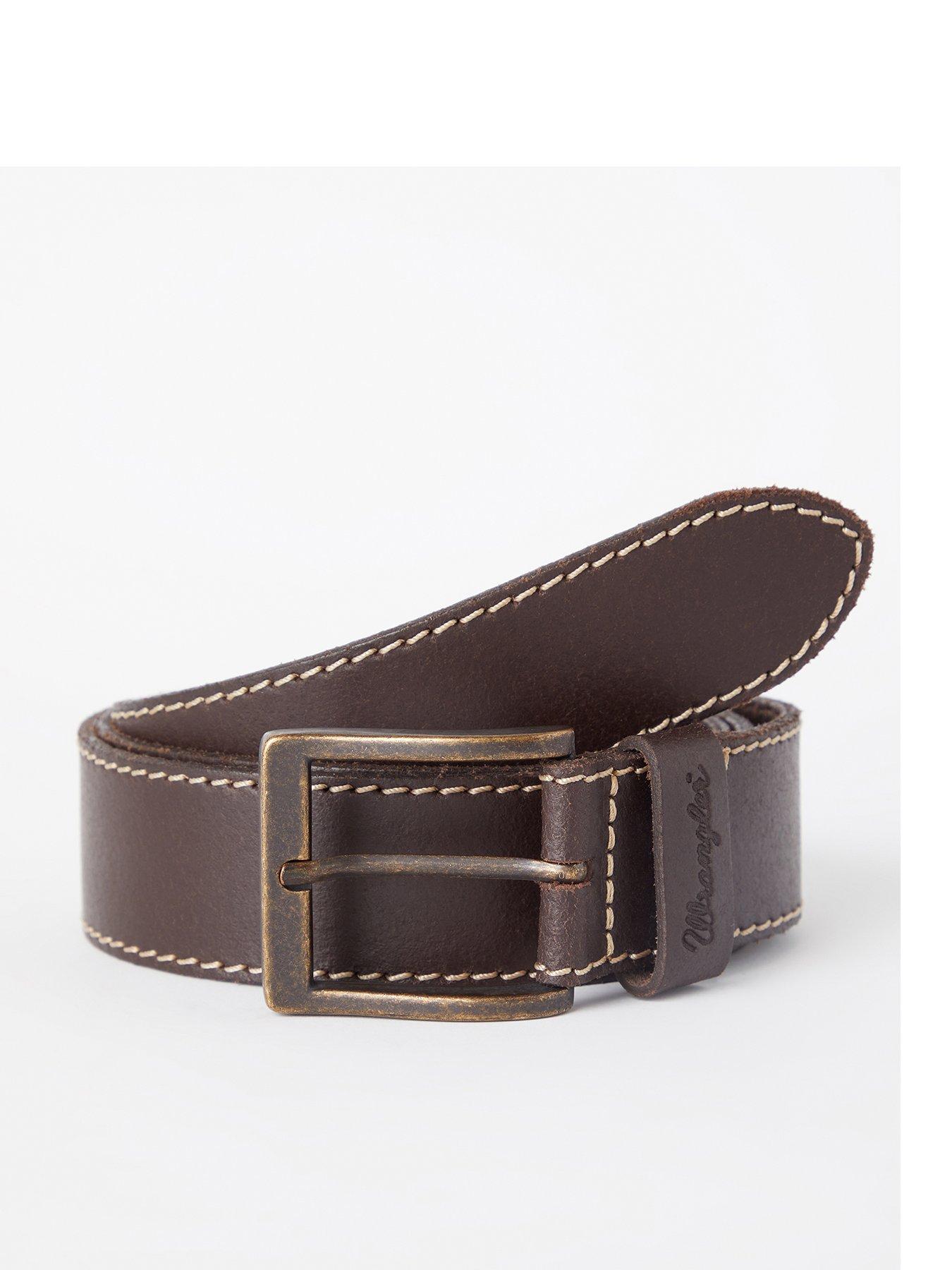 wrangler-metal-loop-leather-belt--brown