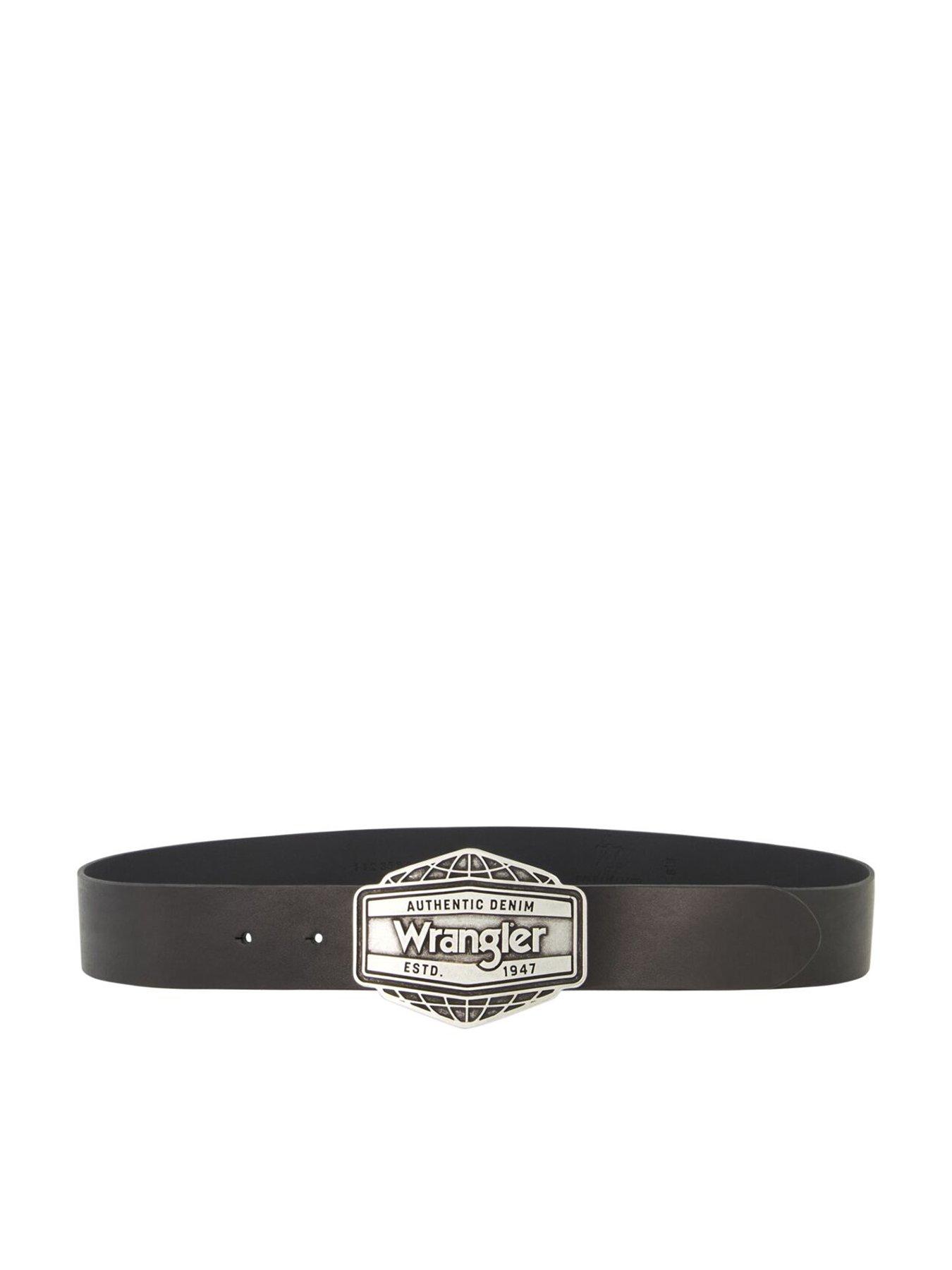 wrangler-western-eagle-leather-belt--black