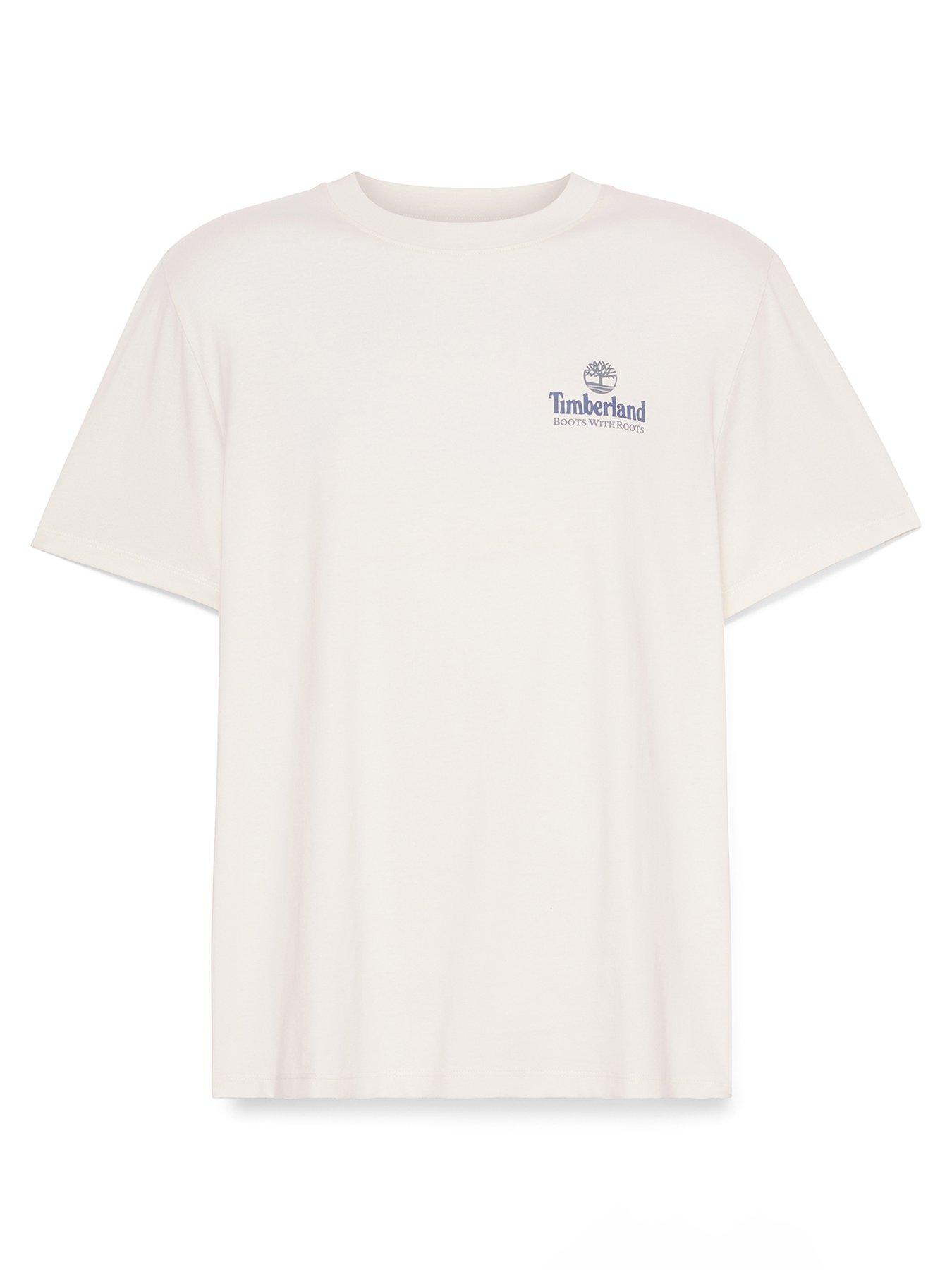  image of timberland-mens-illustrated-tree-back-graphic-t-shirt-white