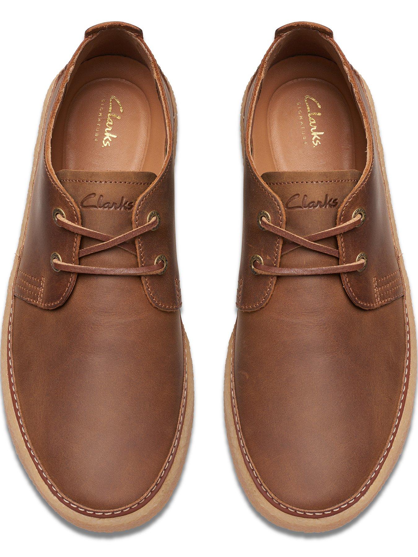  image of clarks-clarkwood-low-casual-lace-up-shoes