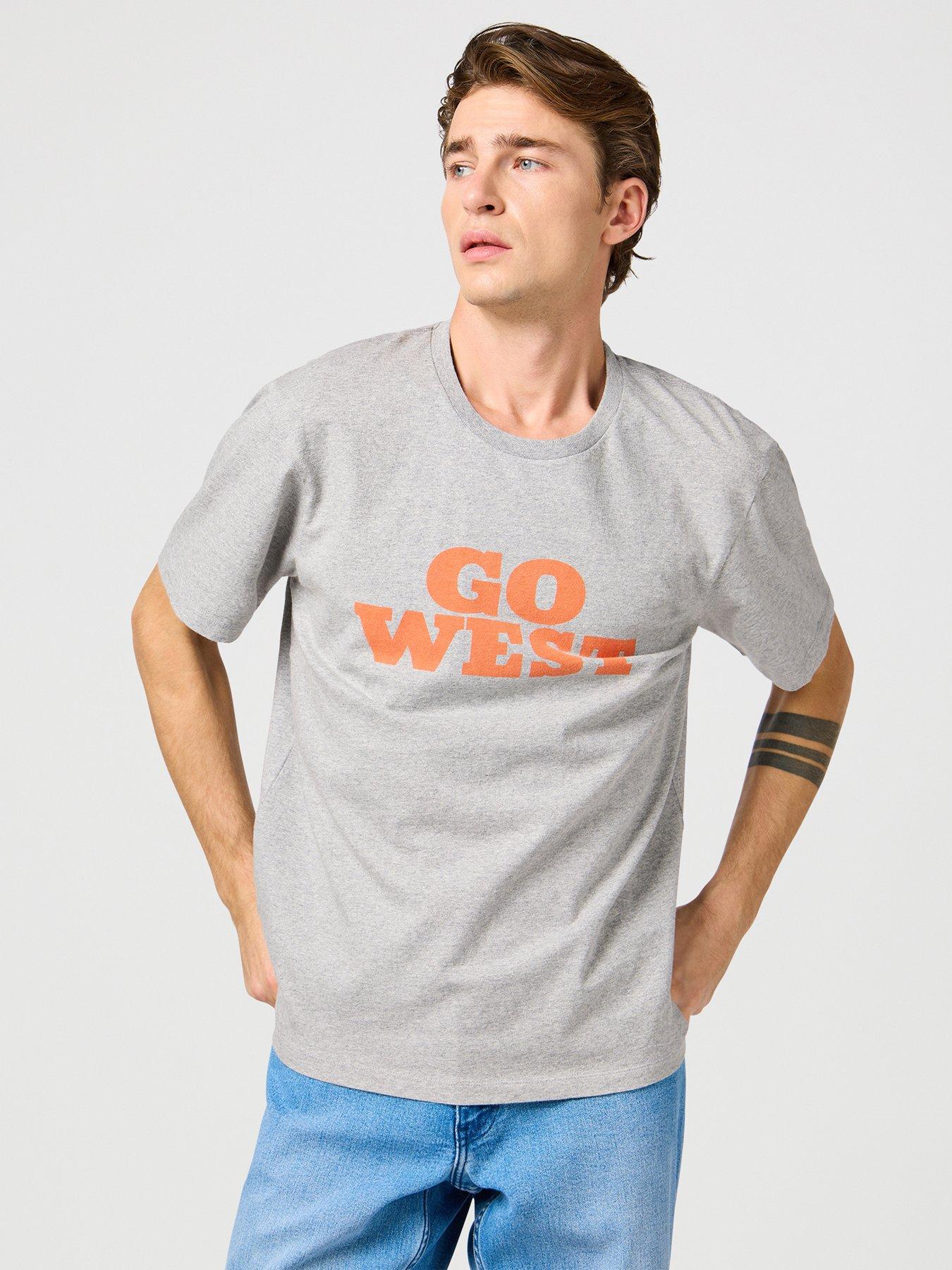  image of wrangler-graphic-t-shirt-light-grey