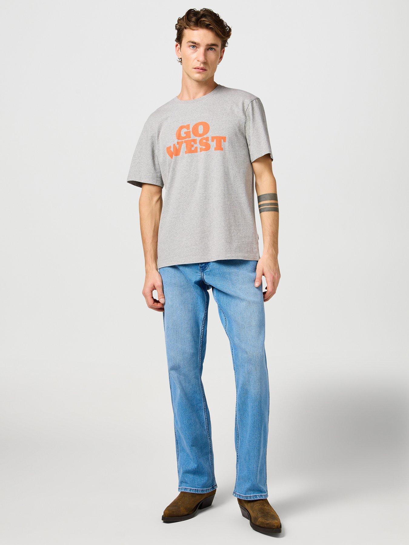  image of wrangler-graphic-t-shirt-light-grey