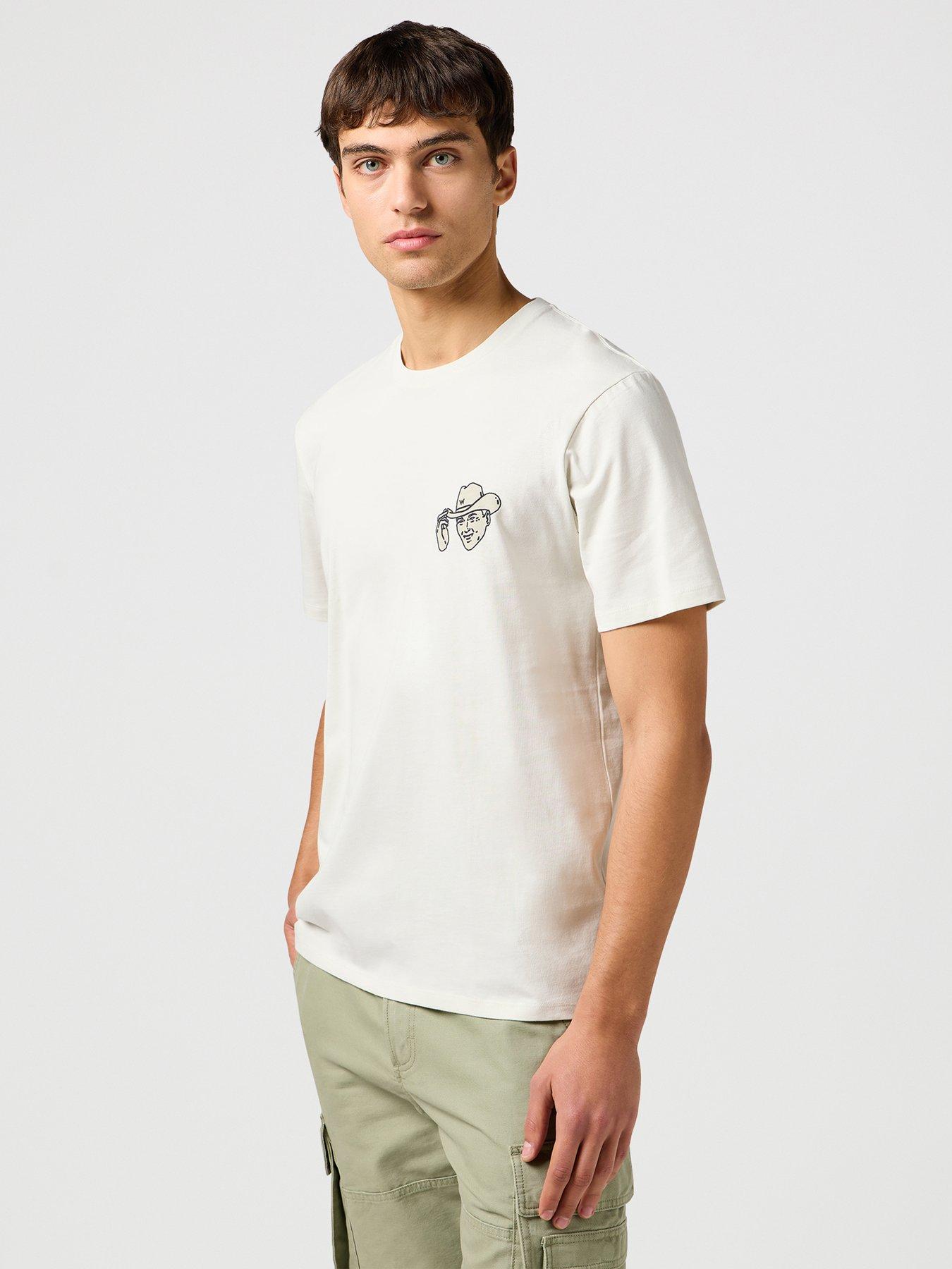  image of wrangler-small-graphic-t-shirt-white