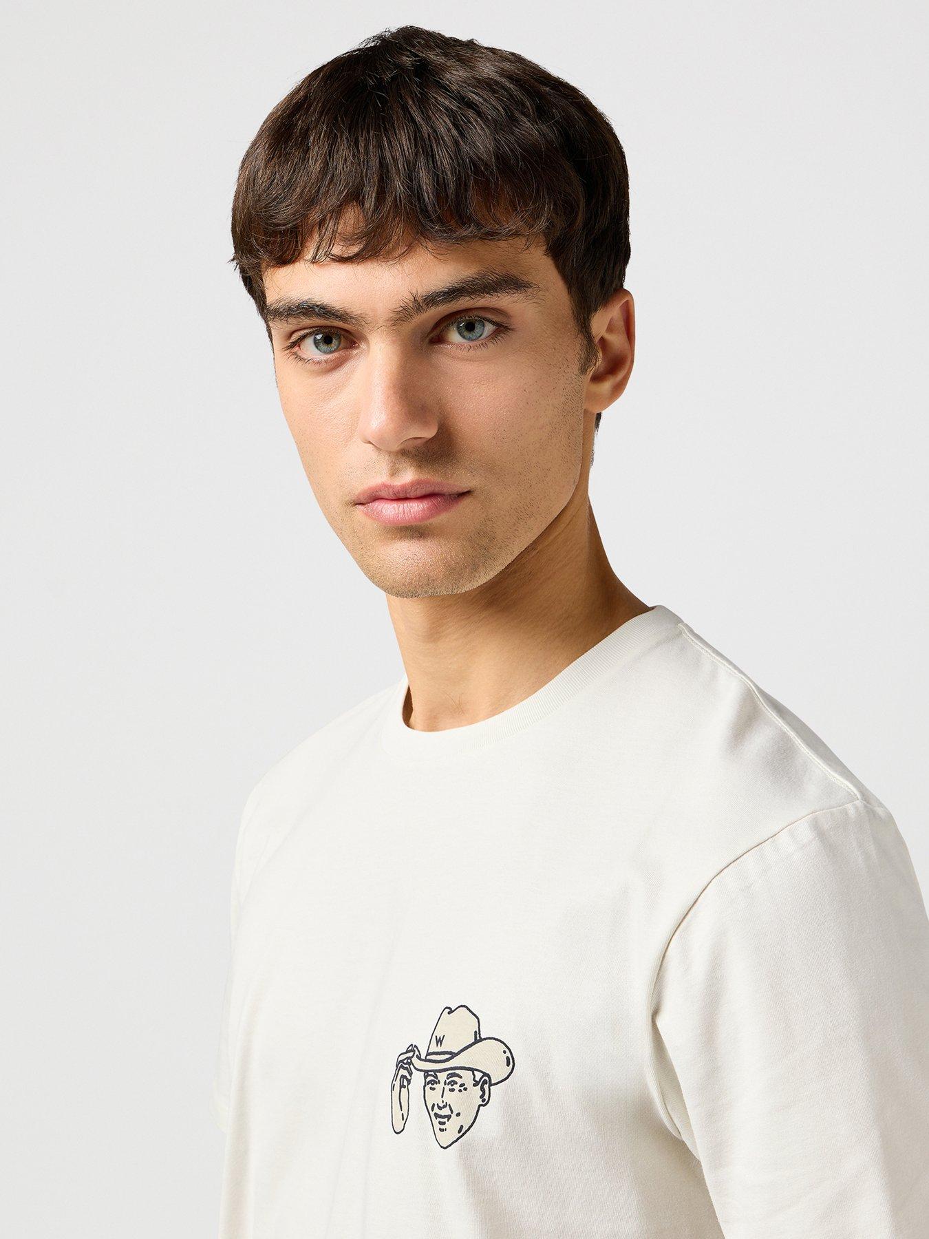  image of wrangler-small-graphic-t-shirt-white