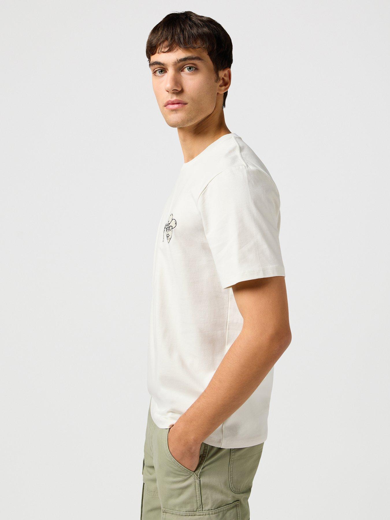  image of wrangler-small-graphic-t-shirt-white