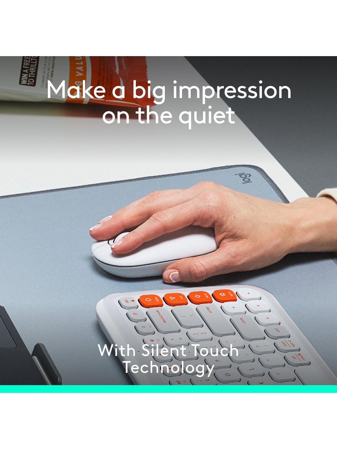 Logitech Pop Portable Wireless Bluetooth Mouse With Programmable ...