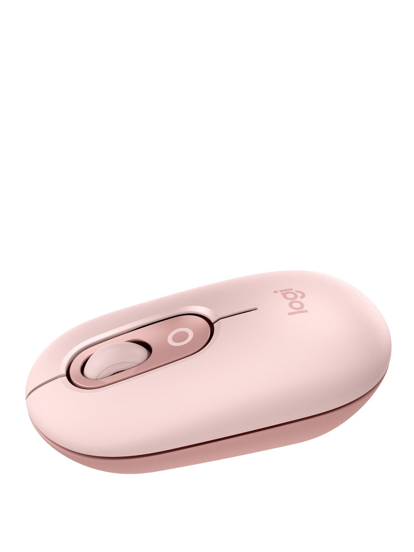 logitech-pop-portable-wireless-bluetooth-mouse-with-programmable-buttons-and-quiet-clicks-rose