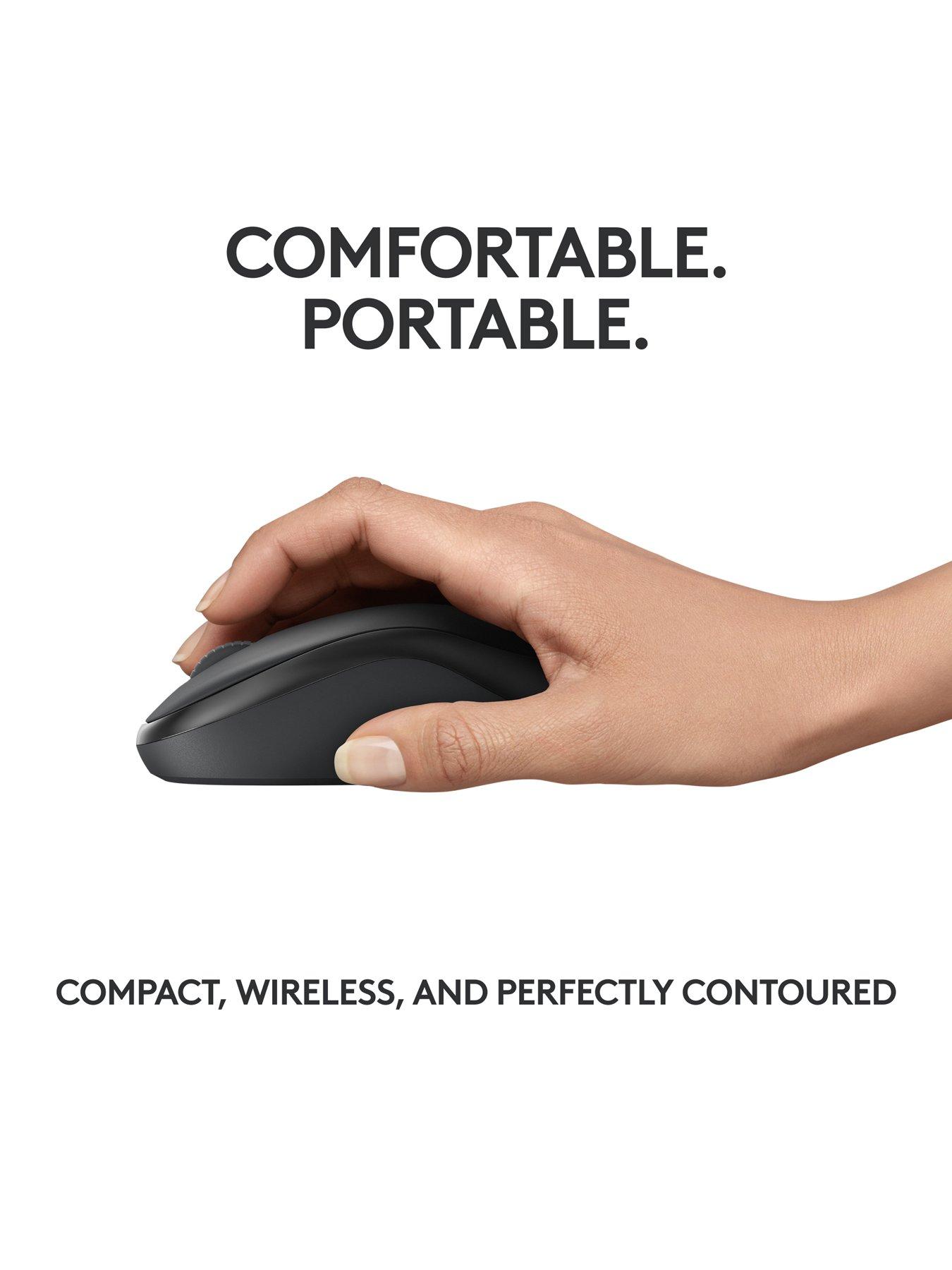  image of logitech-m240-silent-bluetooth-mouse-wireless-compact-portable-smooth-tracking-compatible-with-pc-mac-laptop-tablets-graphite