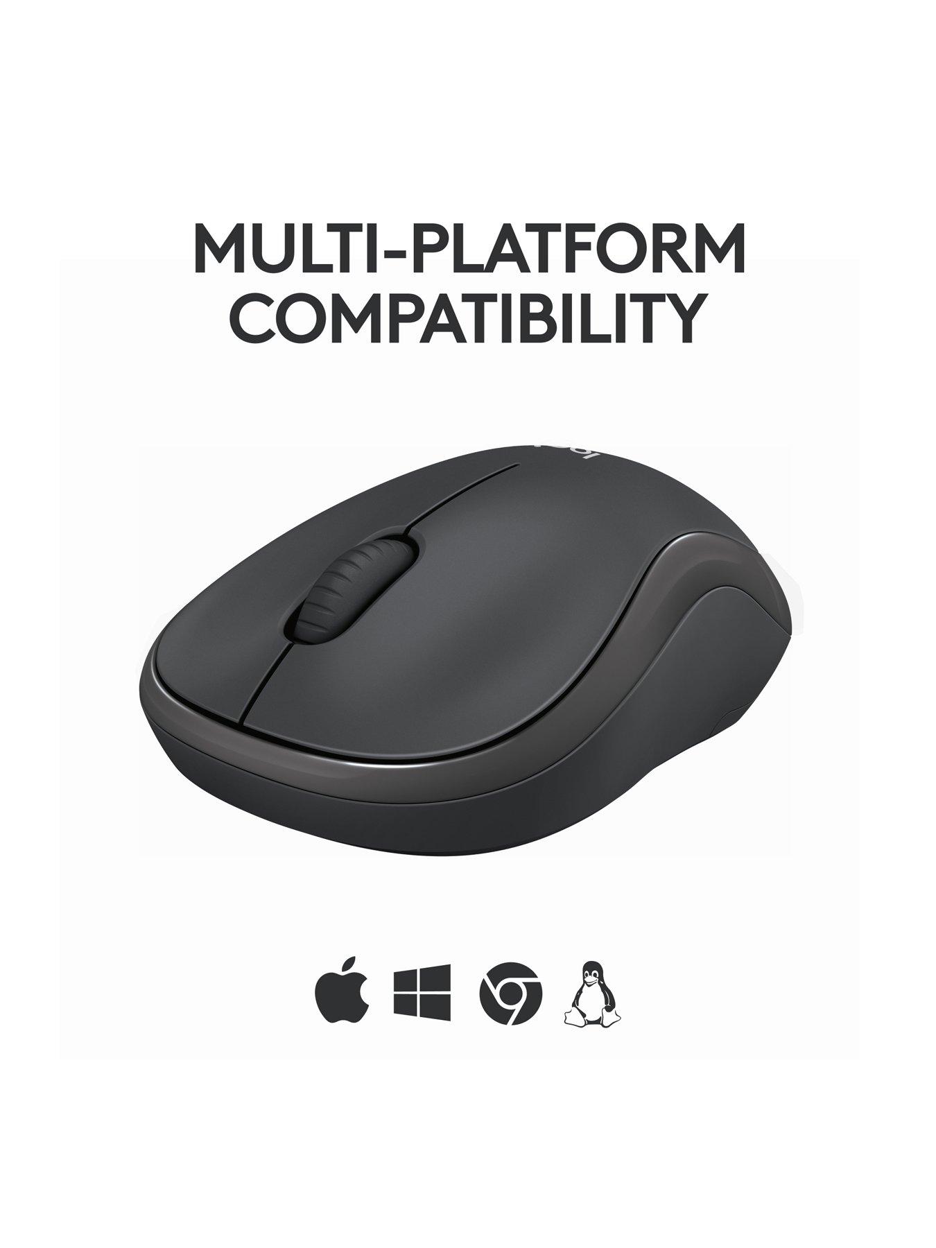 Image 5 of 7 of Logitech M240 Silent Bluetooth Mouse, Wireless, Compact, Portable, Smooth Tracking, Compatible With Pc, Mac, Laptop, Tablets Graphite