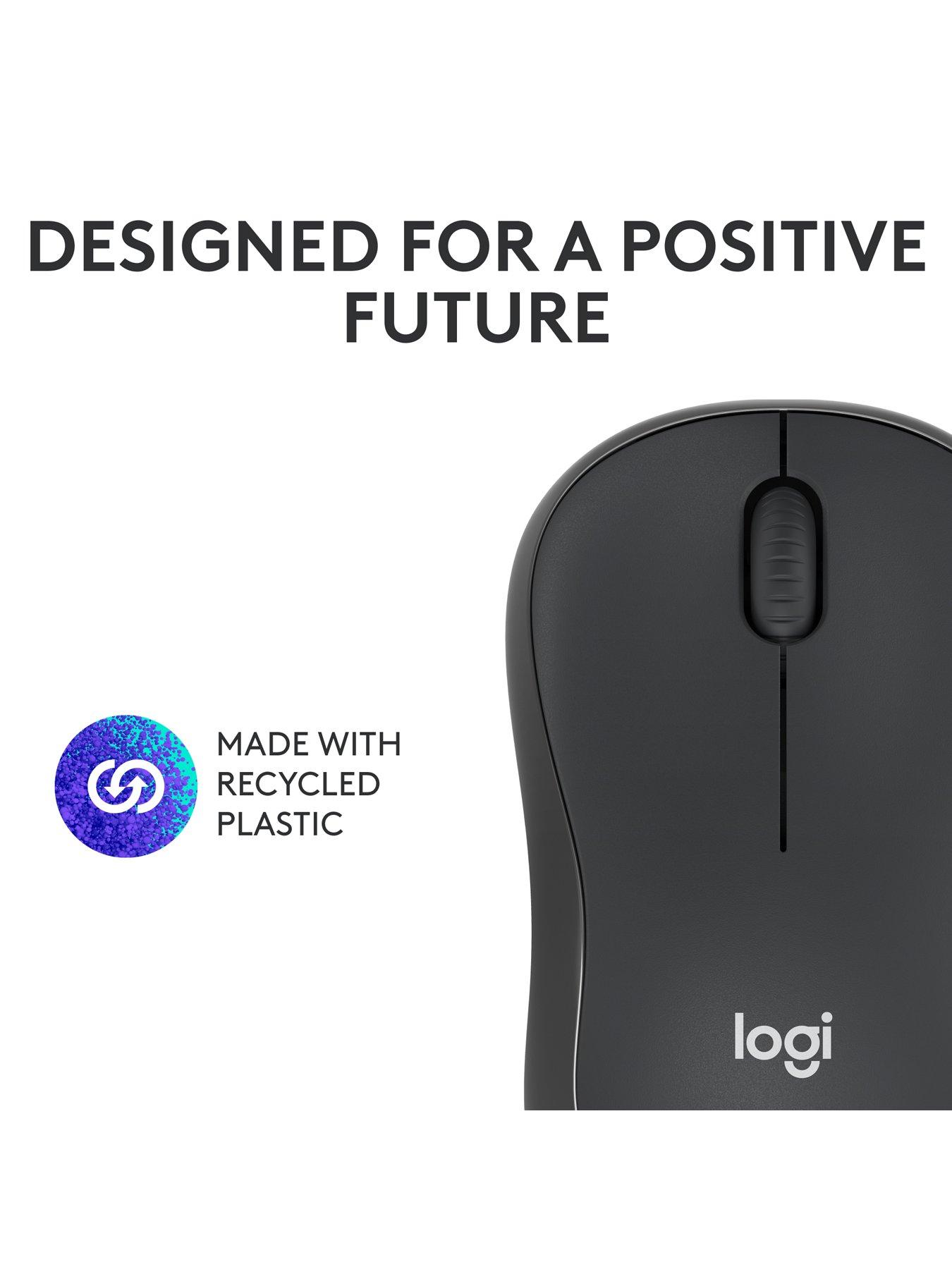 Image 7 of 7 of Logitech M240 Silent Bluetooth Mouse, Wireless, Compact, Portable, Smooth Tracking, Compatible With Pc, Mac, Laptop, Tablets Graphite