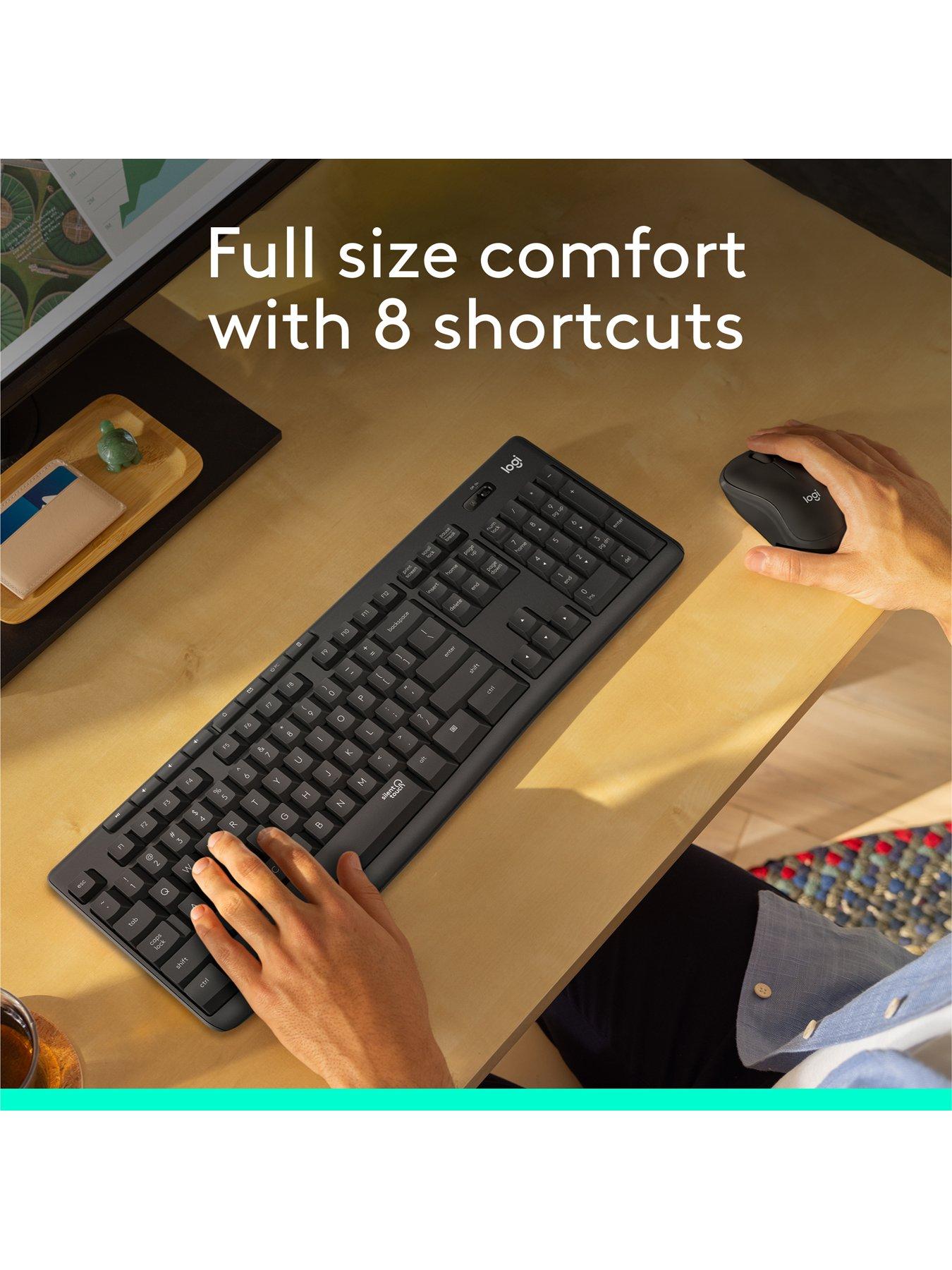  image of logitech-mk295-silent-wireless-combo-graphite