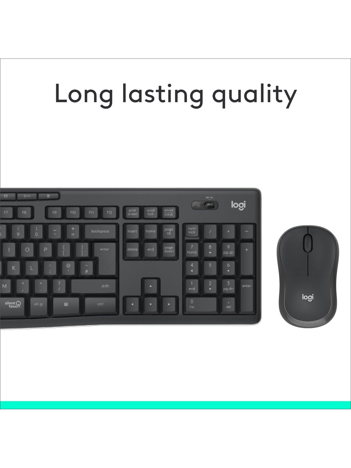  image of logitech-mk295-silent-wireless-combo-graphite
