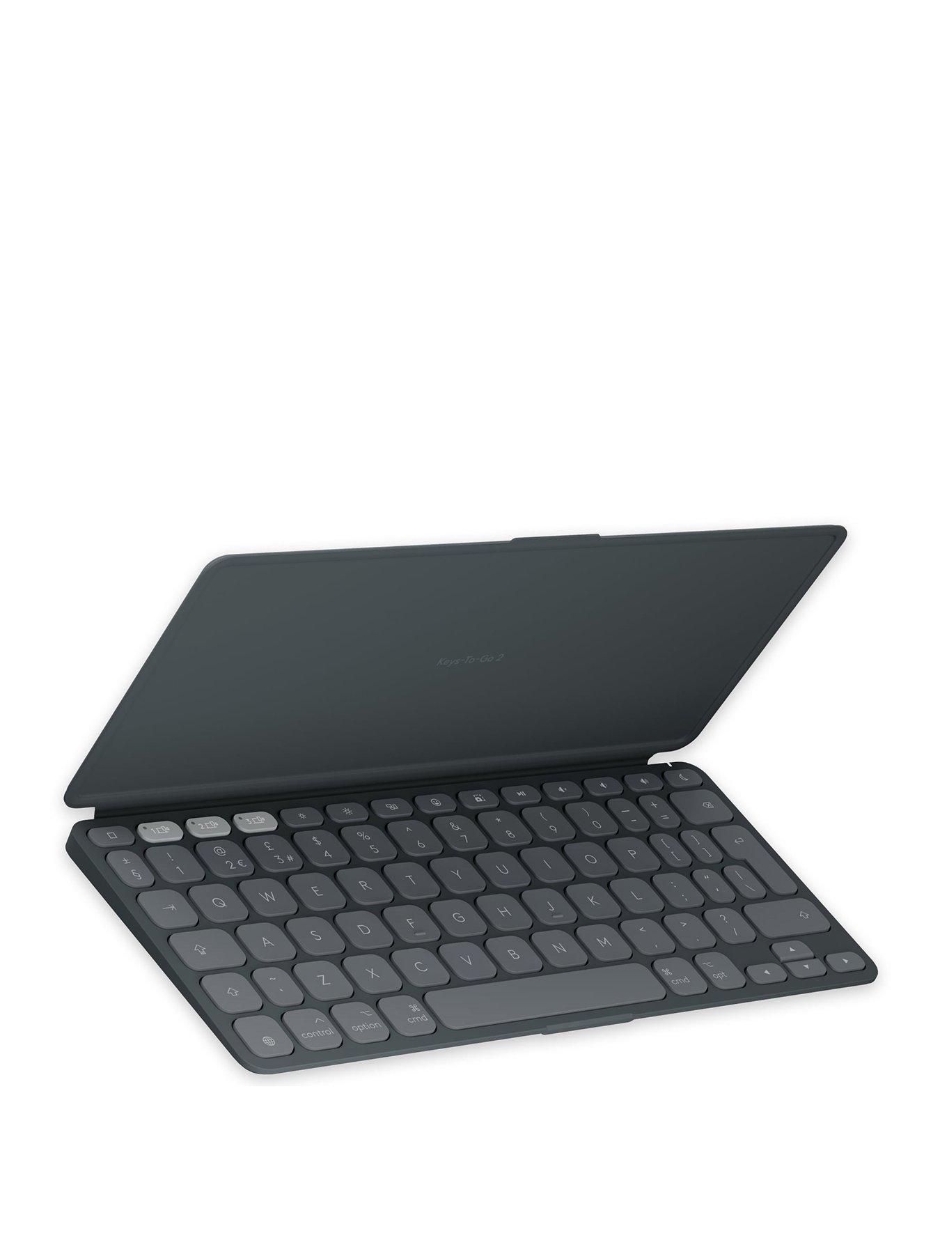 undefined Keys-To-Go 2 Portable Wireless Ipad Keyboard With Built-In Cover, Slim And Compact Wireless Keyboard For Ipad Graphite