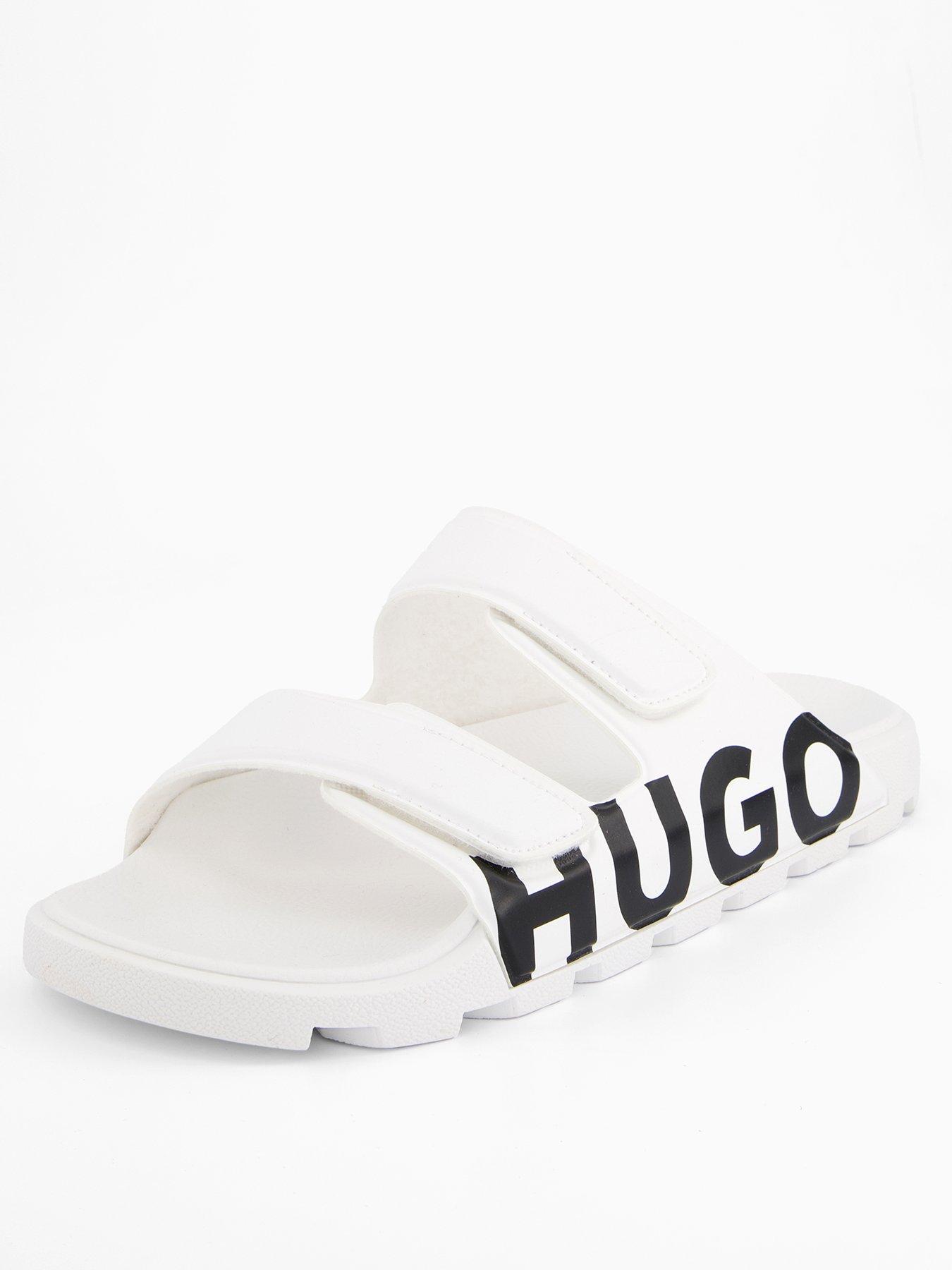 hugo-mens-evander-two-strap-logo-sandals-white