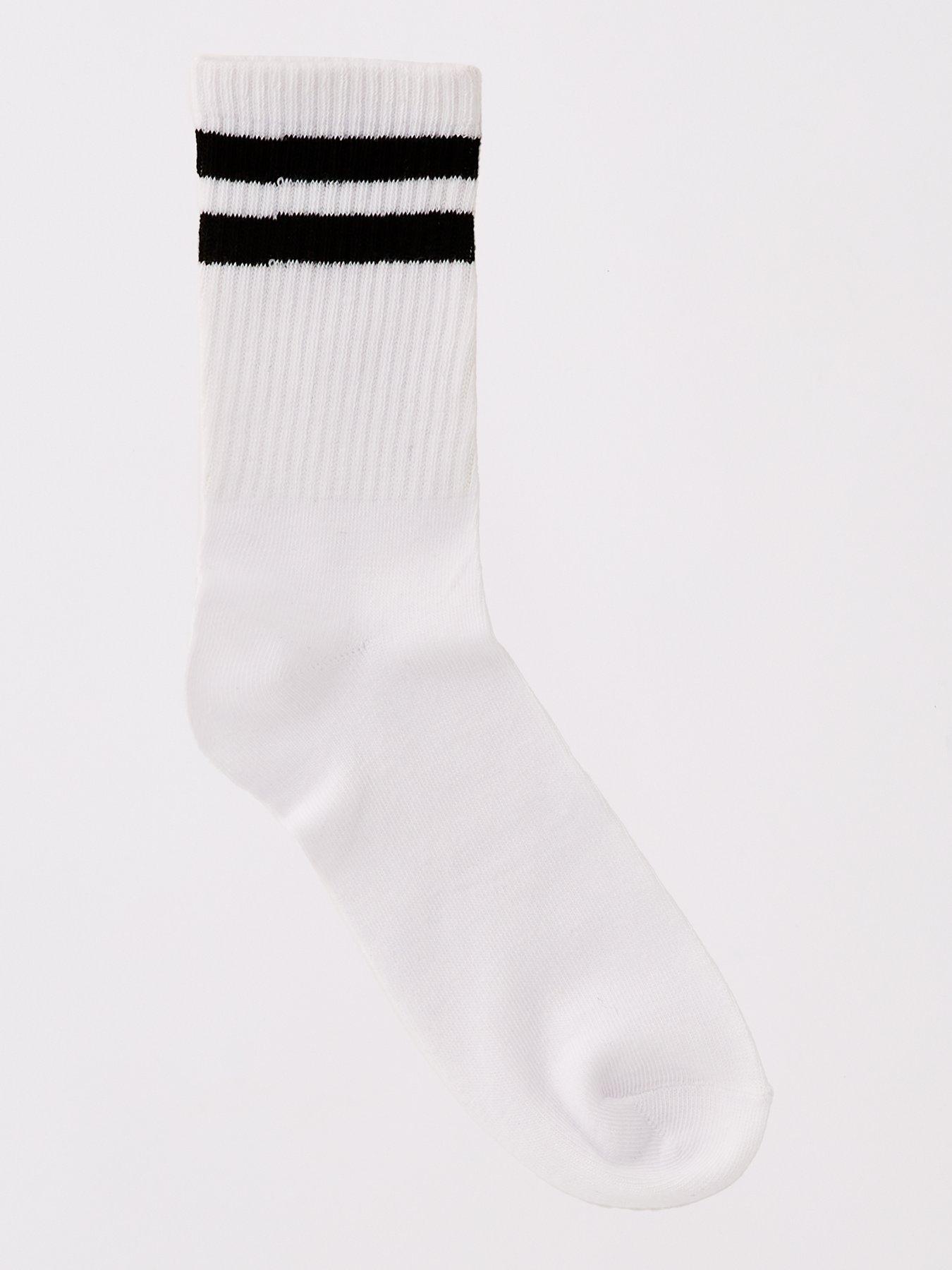 Image 2 of 4 of PIECES 3 Pack Socks - Monochrome