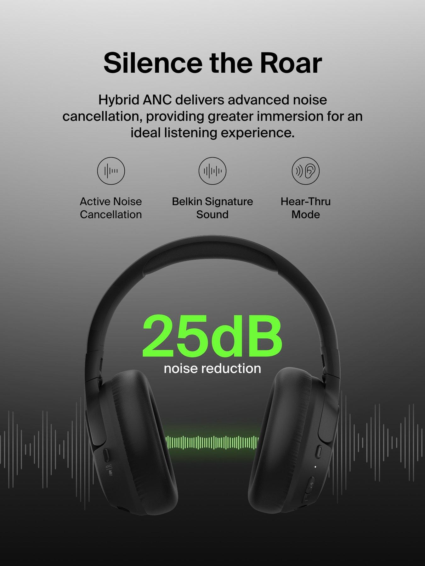  image of belkin-soundform-isolate-noise-cancelling-headphones