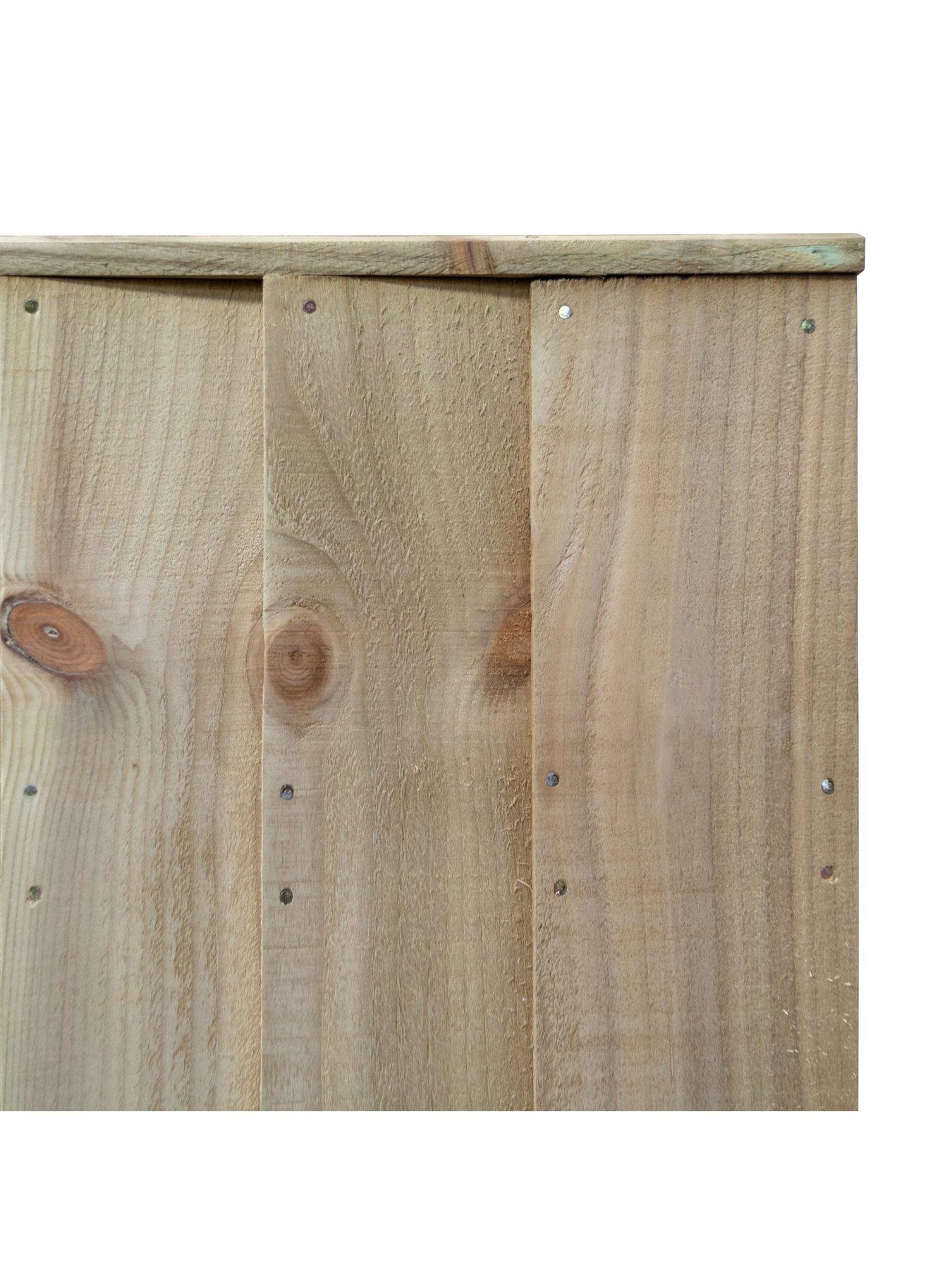  image of rowlinson-featheredge-square-top-wooden-gate