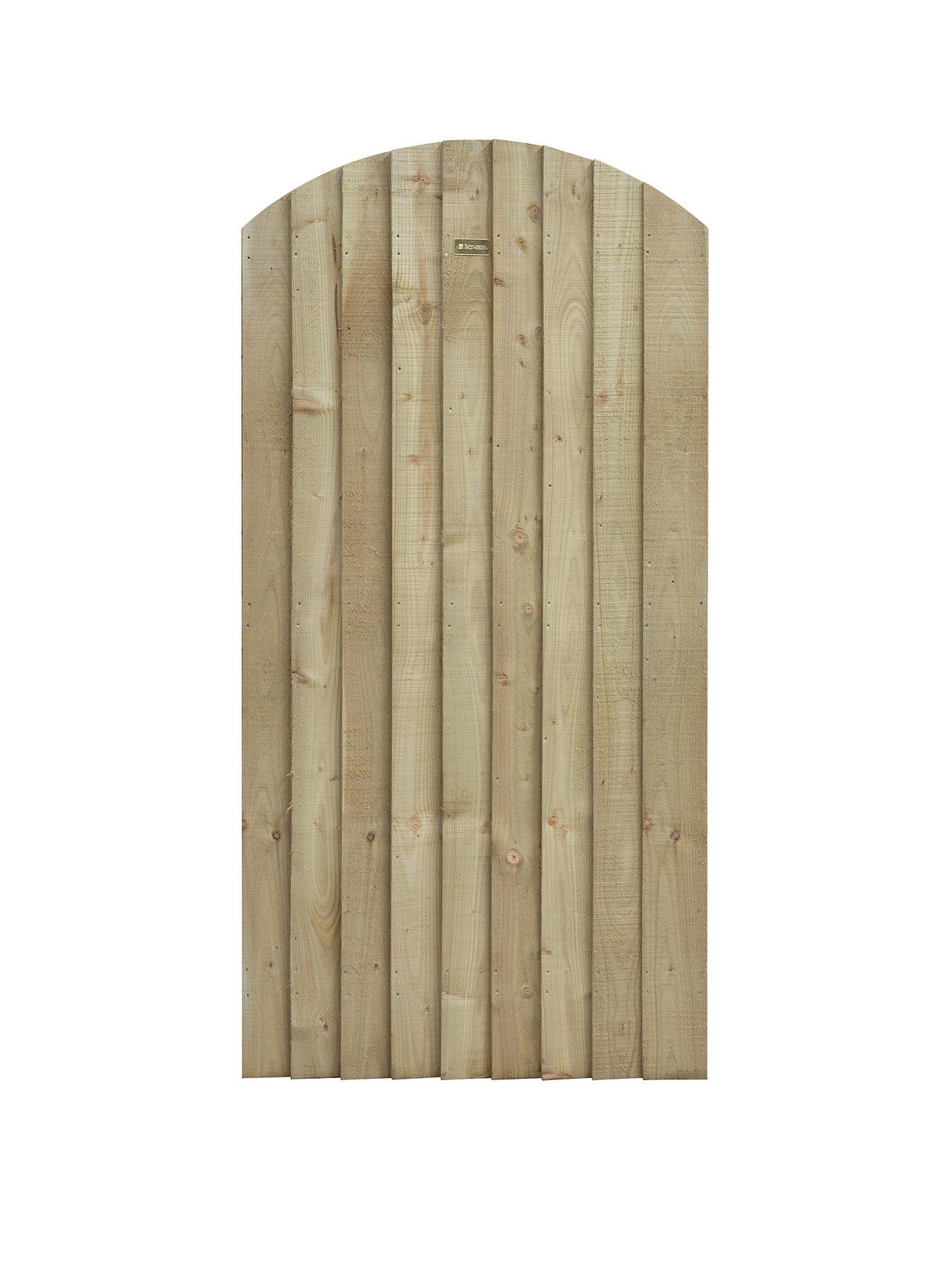  image of rowlinson-featheredge-arch-top-wooden-gate