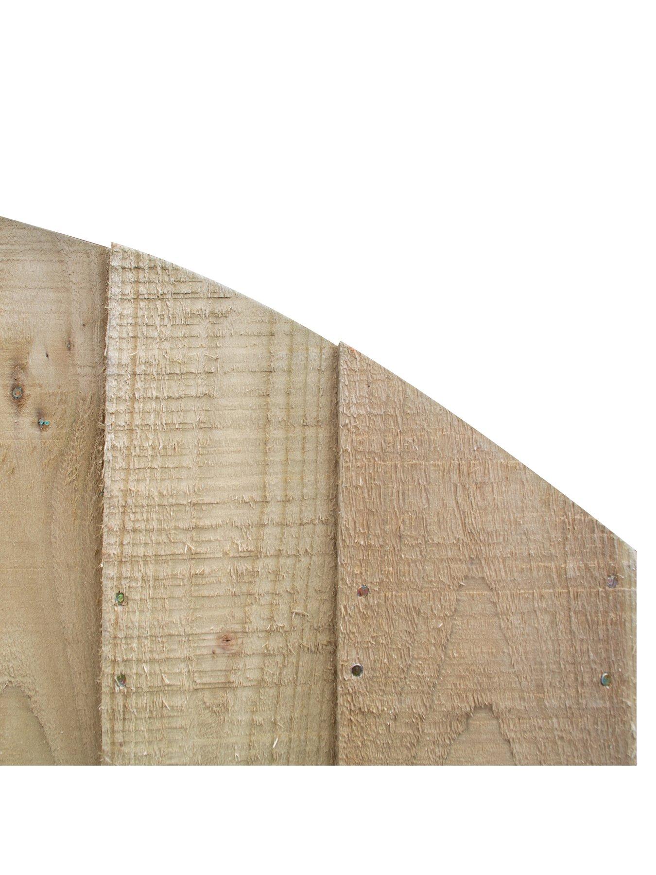  image of rowlinson-featheredge-arch-top-wooden-gate