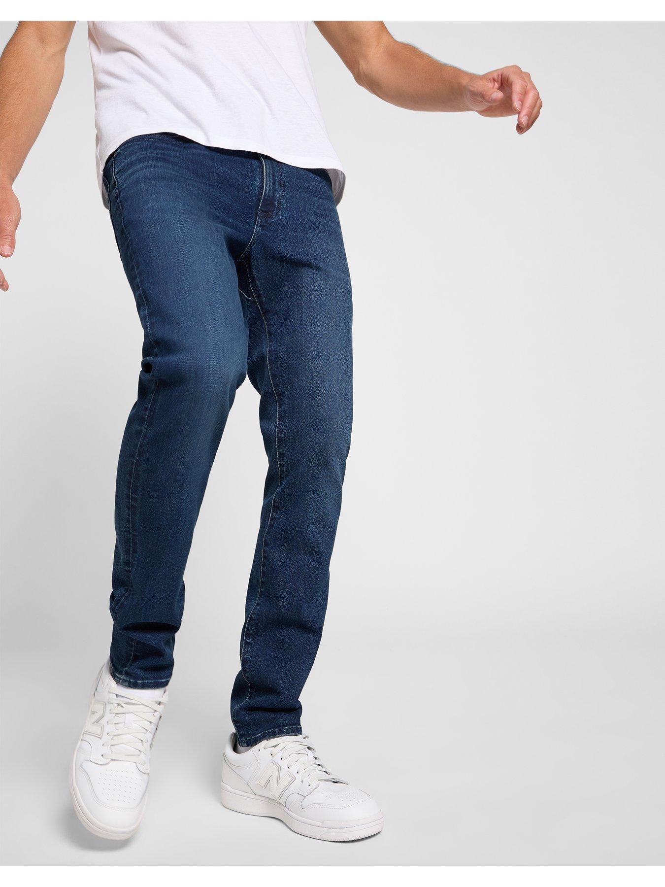  image of lee-extreme-motion-stretch-skinny-fit-jeans-dark-blue