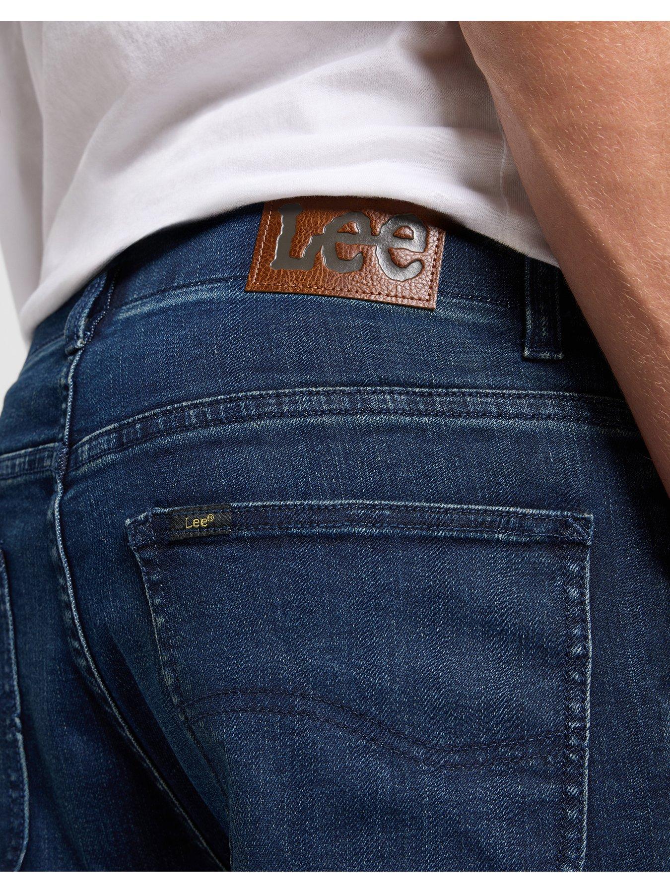  image of lee-extreme-motion-stretch-skinny-fit-jeans-dark-blue