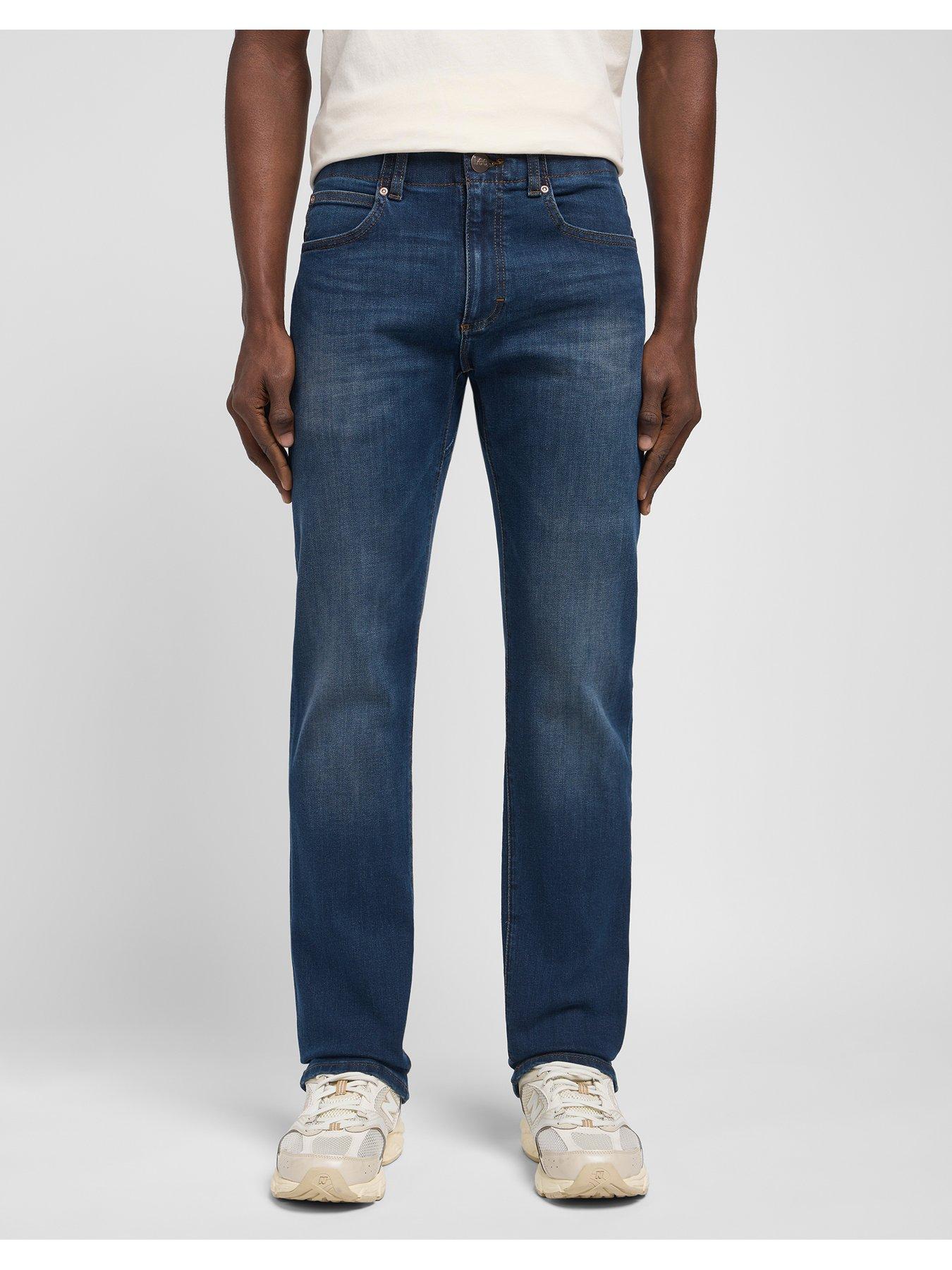  image of lee-extreme-motion-stretch-slim-fit-jeans-blue
