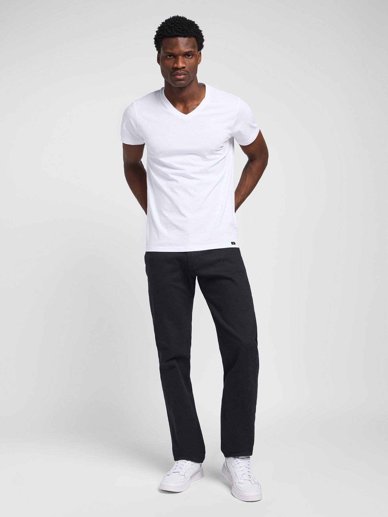  image of lee-extreme-motion-stretch-slim-fit-jeans-black