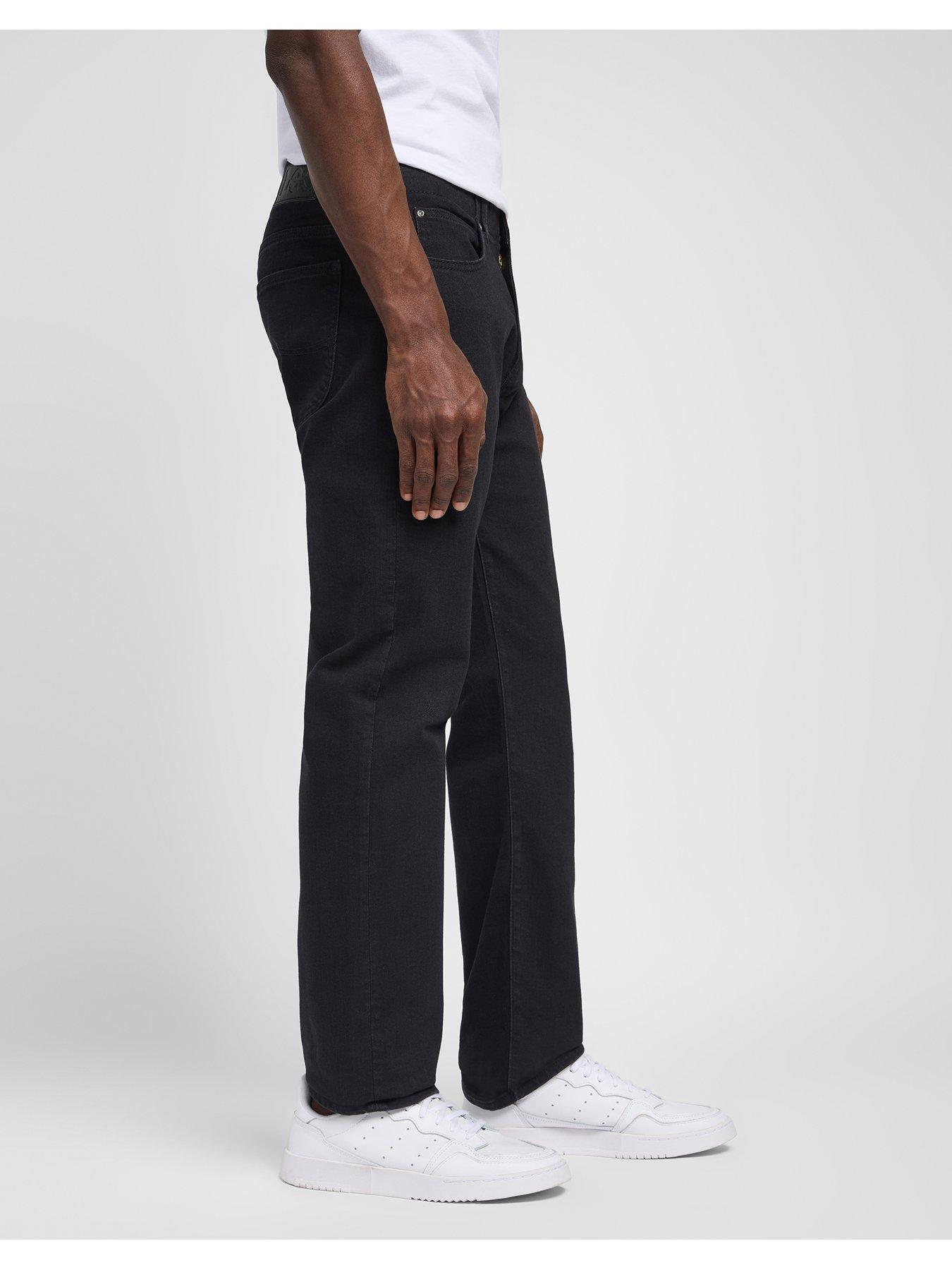  image of lee-extreme-motion-stretch-slim-fit-jeans-black