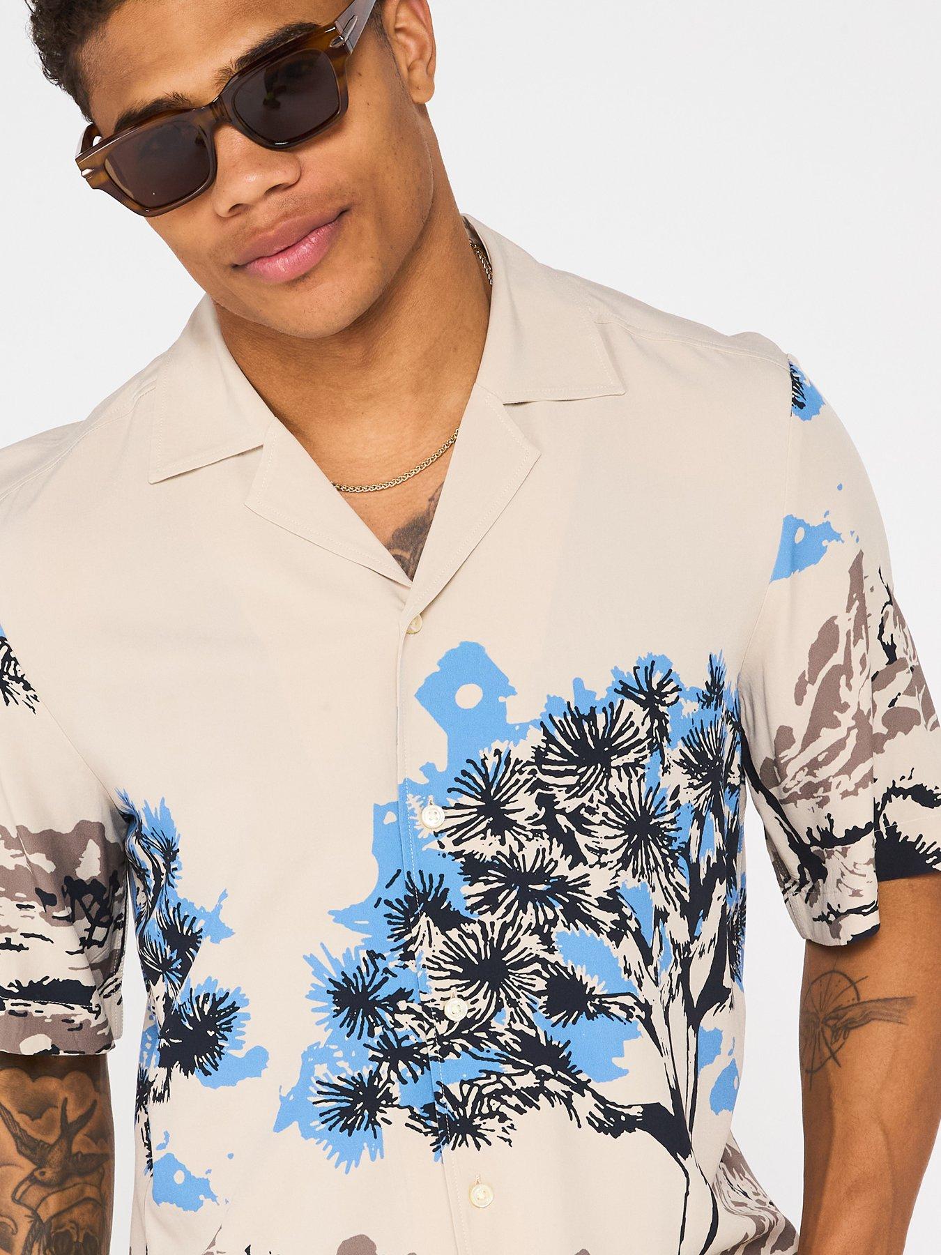  image of boss-rayer-m-cuban-collar-shirt-light-beige