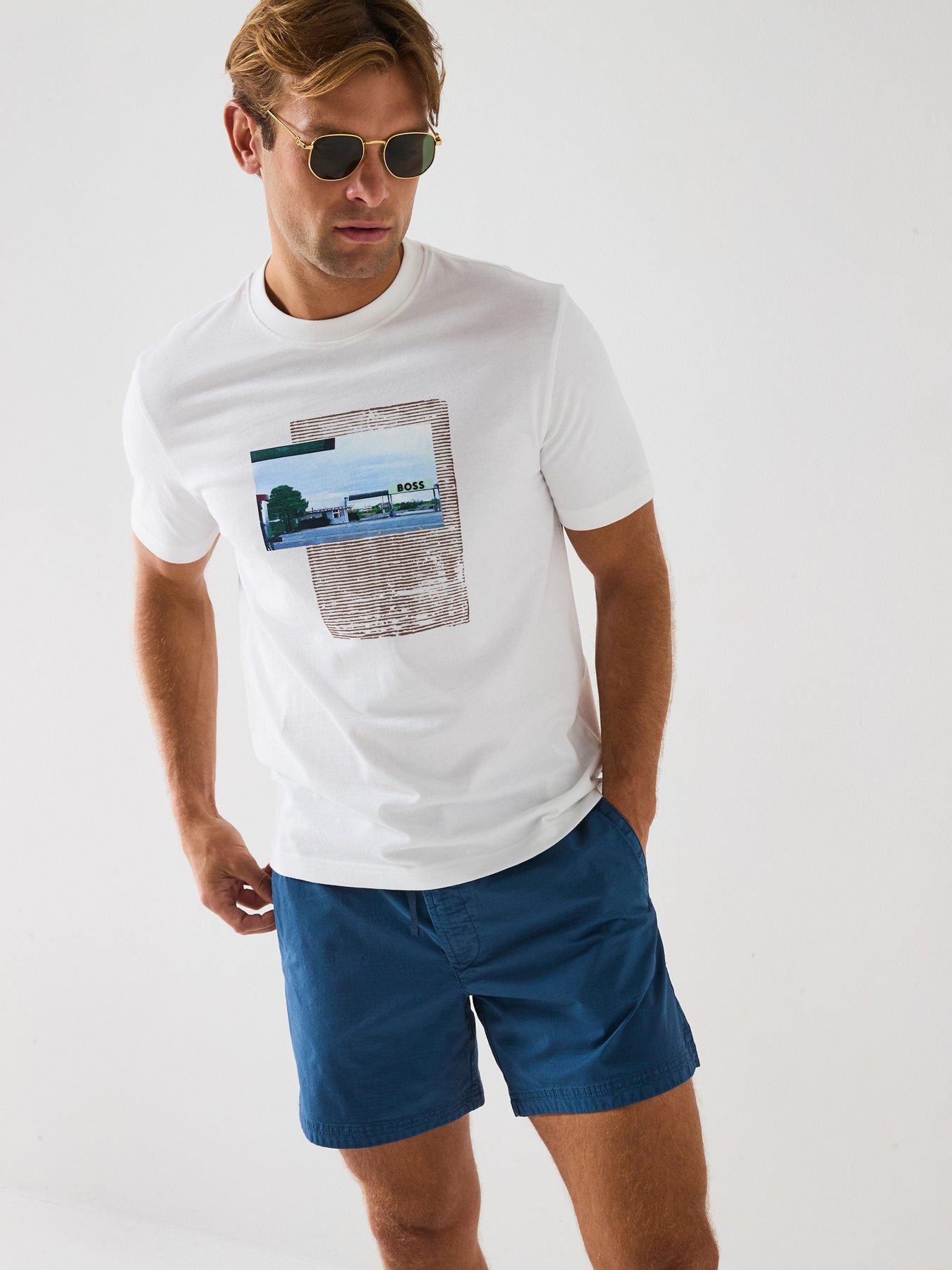 BOSS Te Ontheway T-Shirt- White