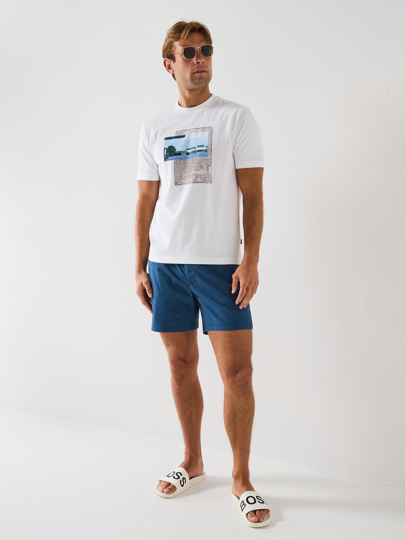 Image 3 of 6 of BOSS Te Ontheway T-Shirt- White