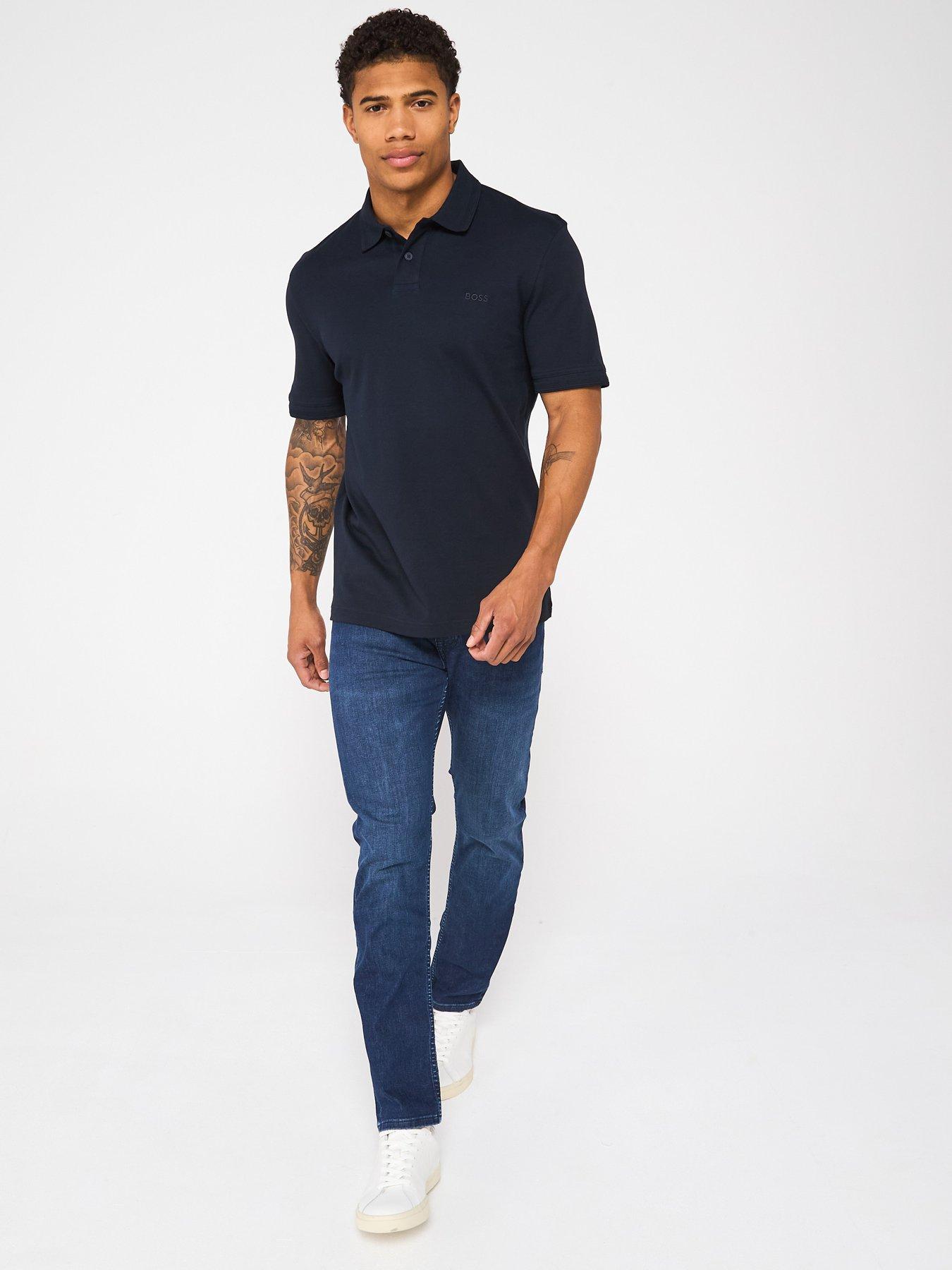  image of boss-delaware-bo-slim-fit-jeans-navy